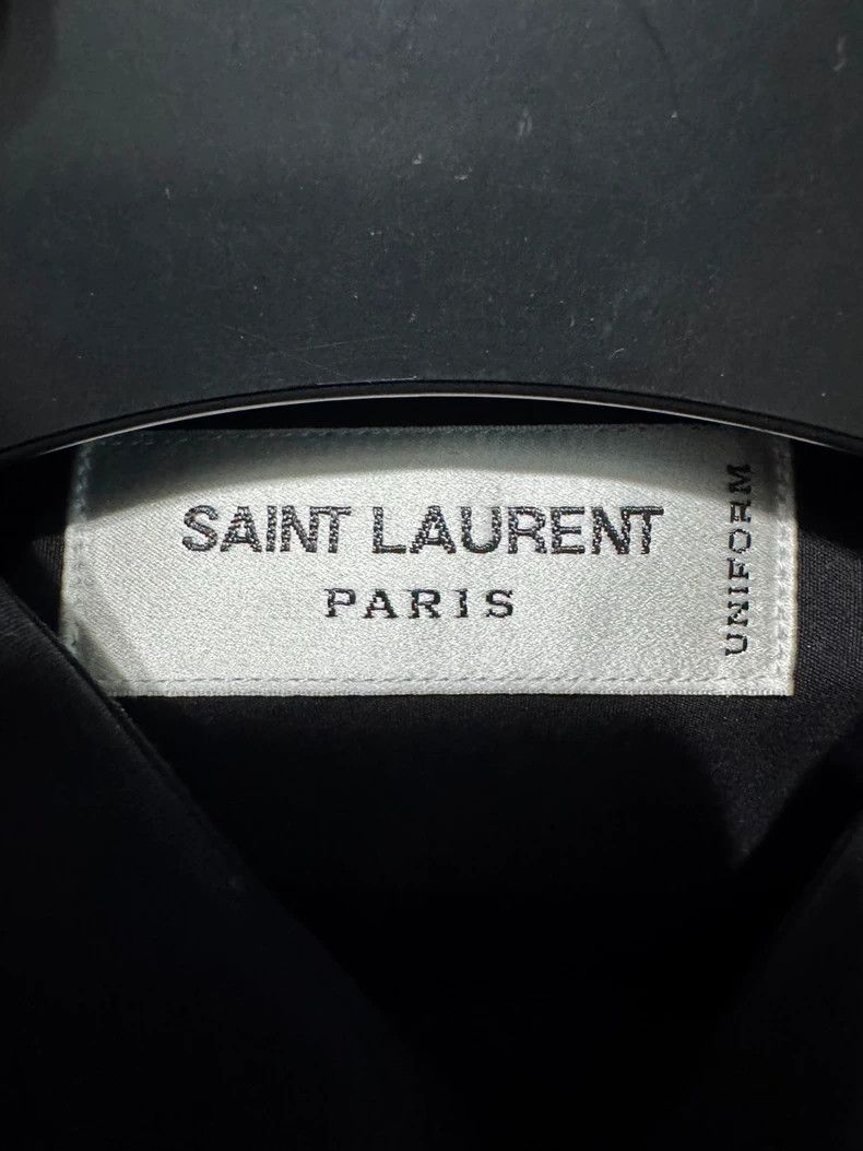 Yves Saint Laurent saint laurentSolid black shirt 2503-Nextarrow Size XS / US 0-2 / IT 36-38 - 2 Thumbnail