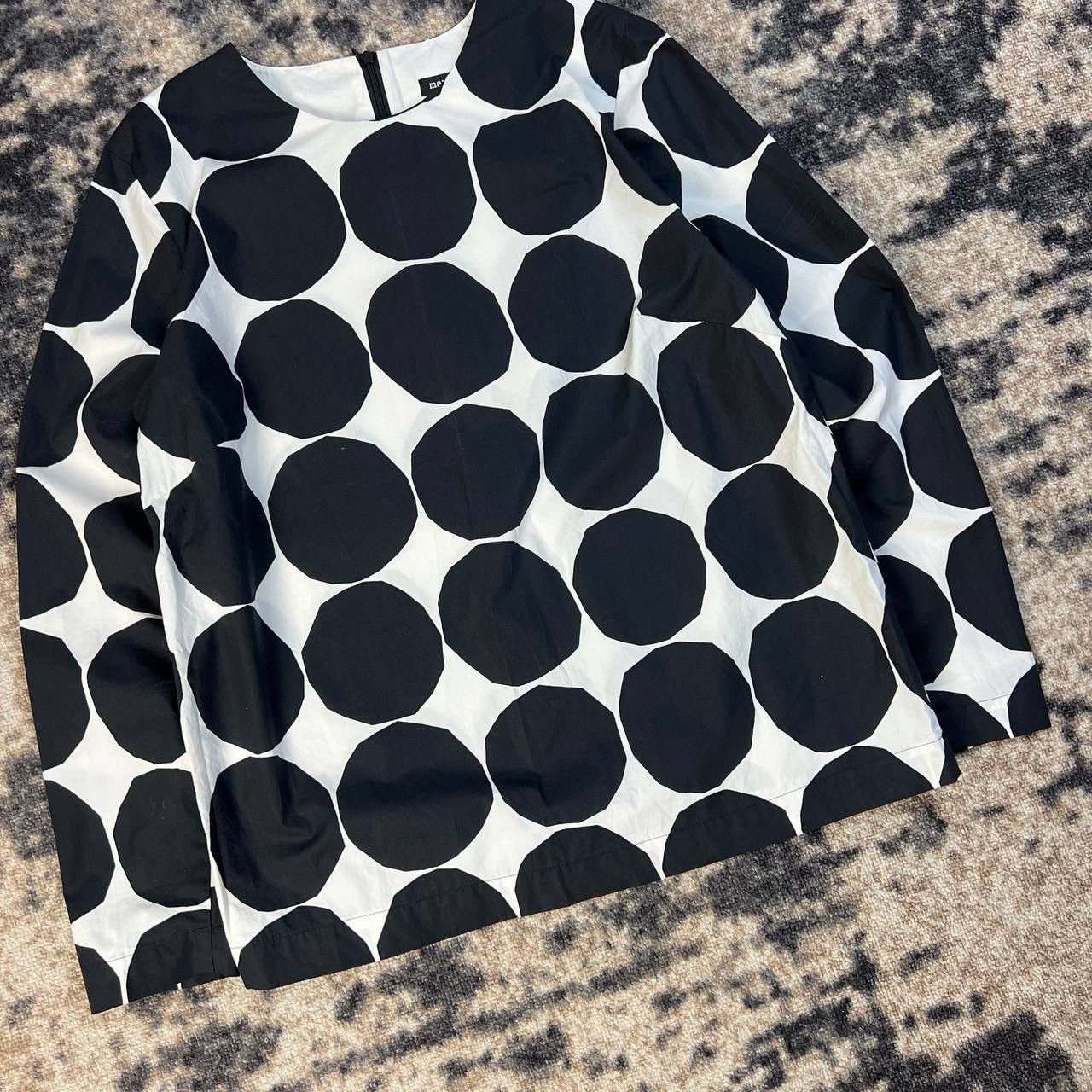 Marimekko Marimekko Luxury Y2K Allover Dotted Blouse Size M / US 6-8 / IT 42-44 - 3 Thumbnail