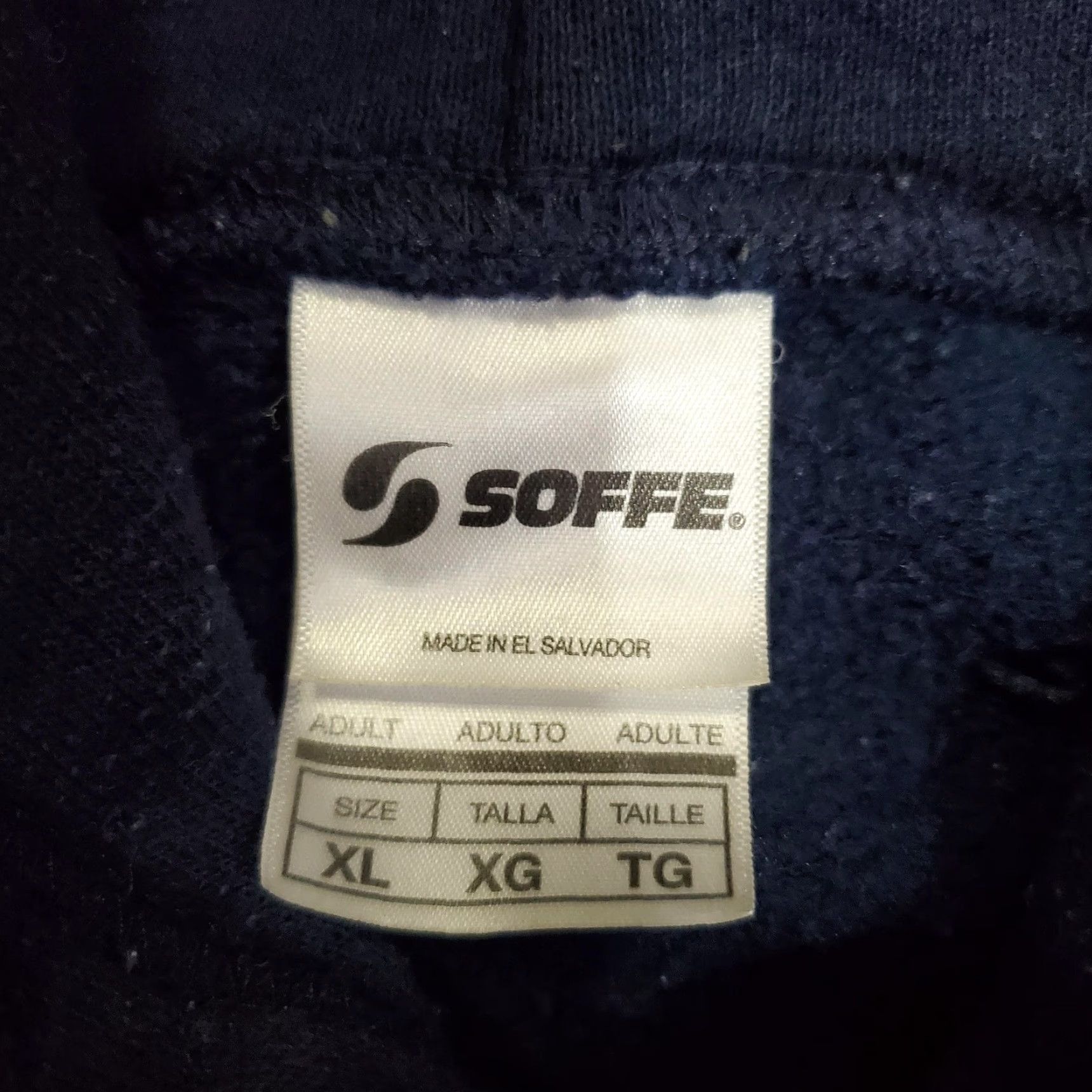 Soffe Soffe Hoodie Mens XL Blue Pullover Fleece Sweatshirt NAVY Military Graphic USA Shirt Mens XL Navy Blue US Navy Graphic Print Pullover Hoodie Size US XL / EU 56 / 4 - 5 Thumbnail