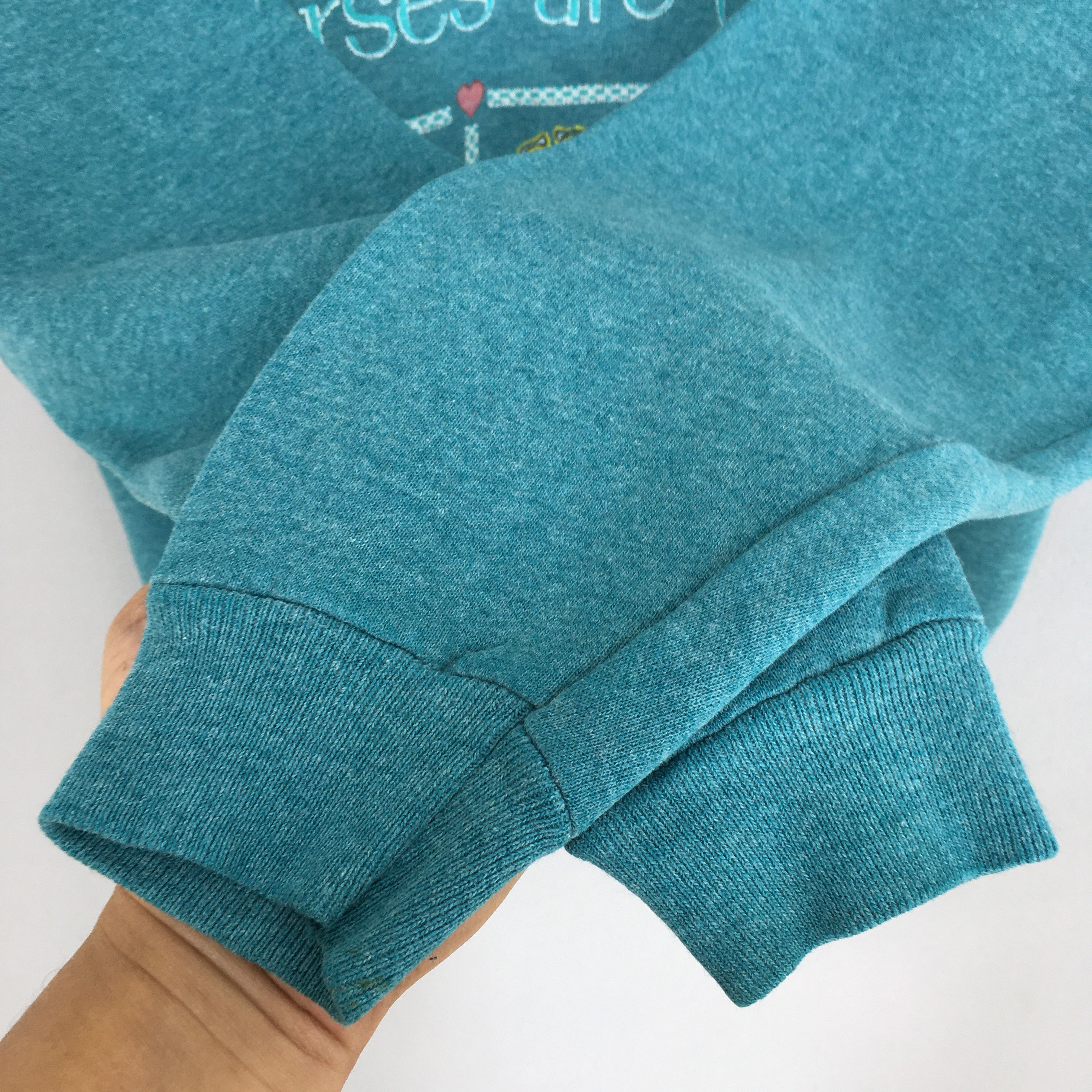 Hanes × NCAA × Vintage Vintage Nurse Are Special Sweatshirt Large Size US L / EU 52-54 / 3 - 5 Thumbnail