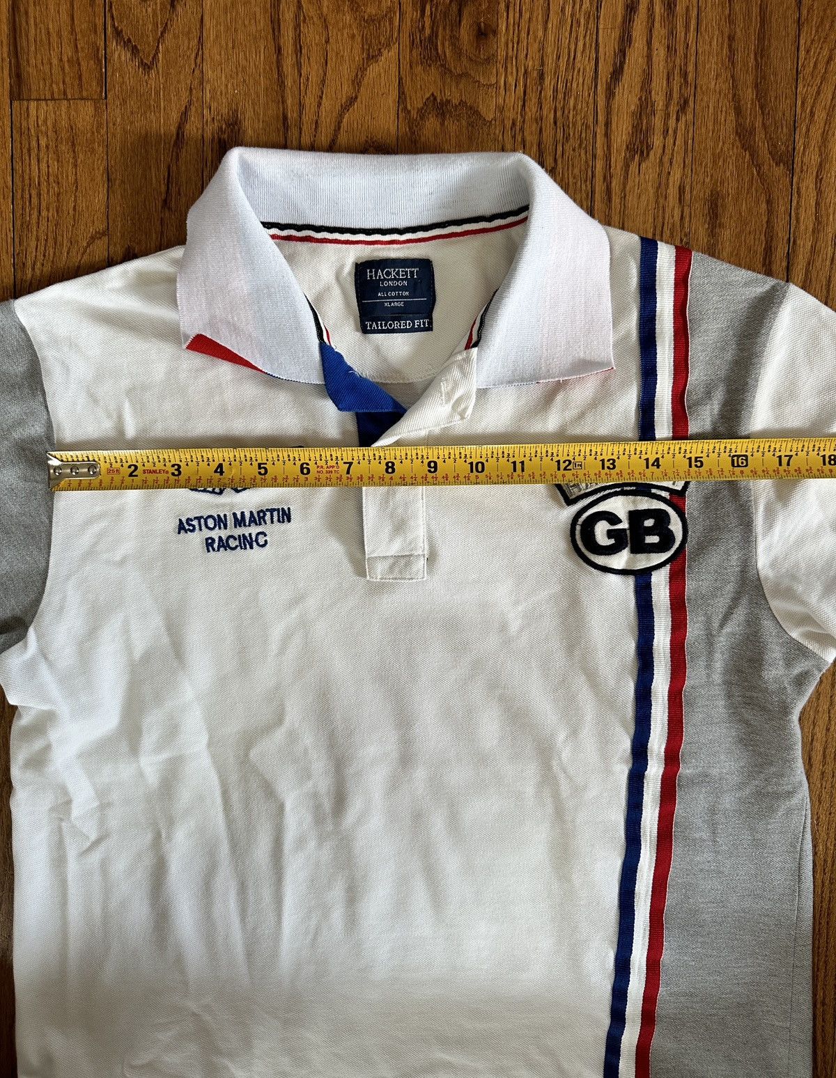 Hackett × Vintage Hackett London Aston Martin Racing Polo Size US XL / EU 56 / 4 - 9 Thumbnail