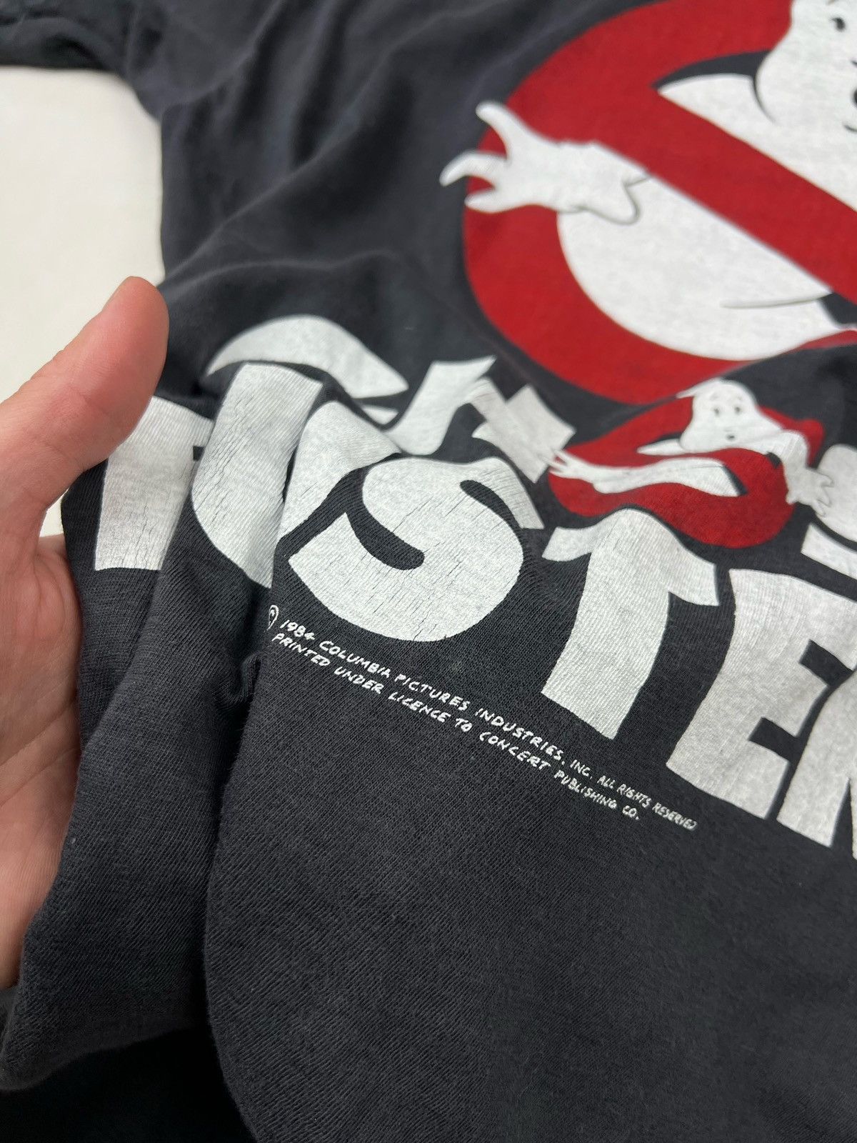 Vintage Vintage 80s ghost busters Movie Promo graphic t shirt rare Size US L / EU 52-54 / 3 - 11 Thumbnail