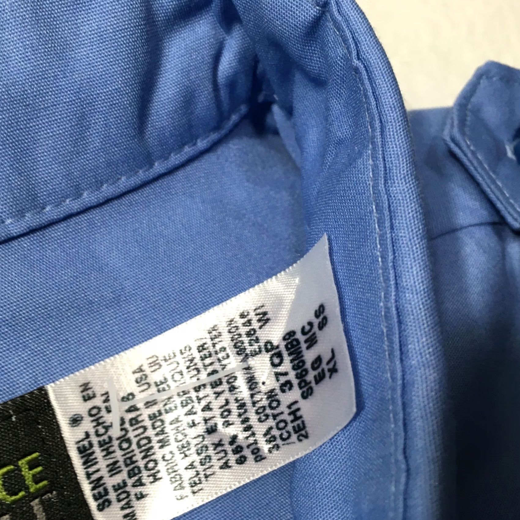 Vintage Horace Small Uniform Shirts XL Blue Short Sleeve Button-Up Men Regular Collar Distinctive Deput y Theme Law Enforcement Size US XL / EU 56 / 4 - 2 Thumbnail
