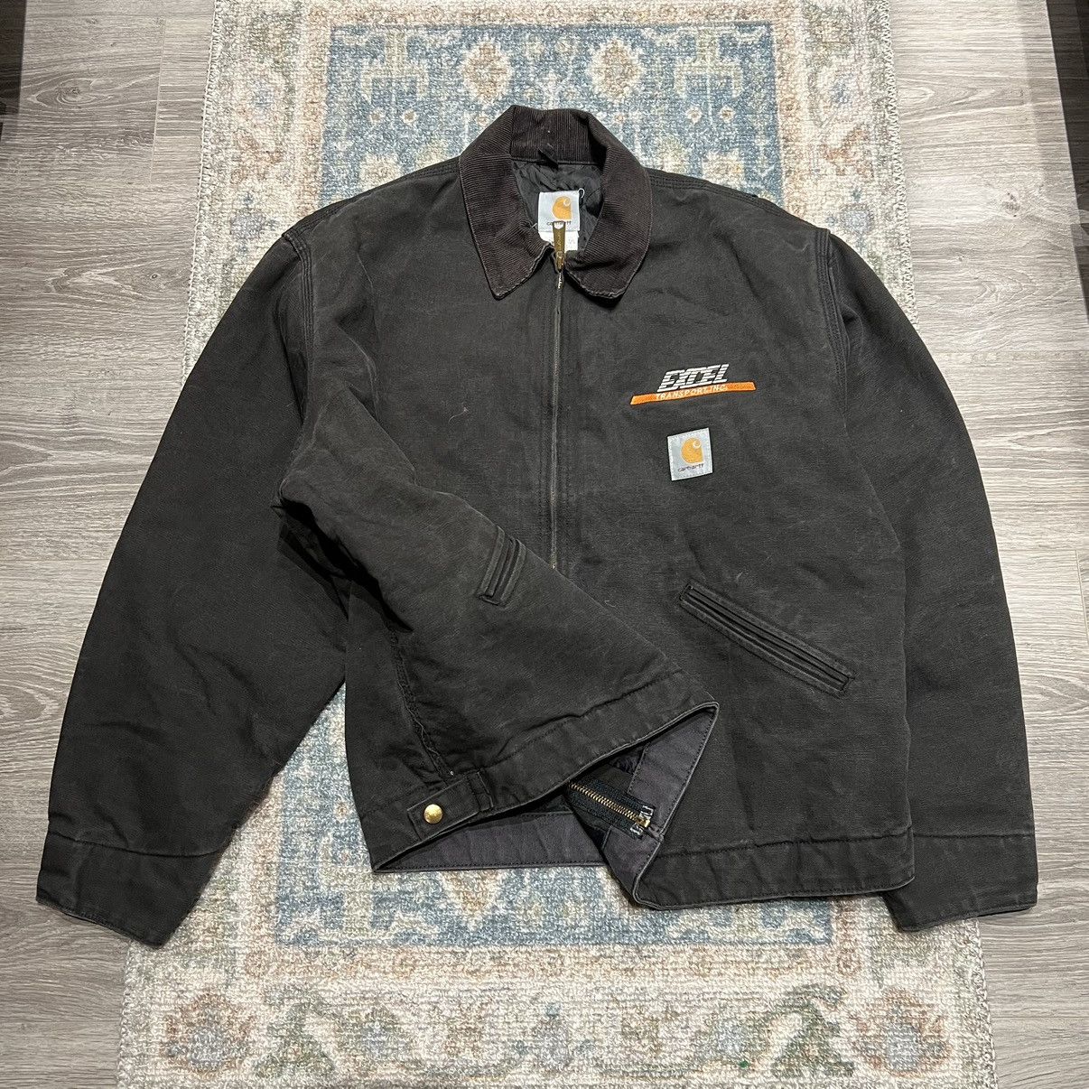 Carhartt × Vintage 90s Carhartt JB105 black detroit jacket sz XL