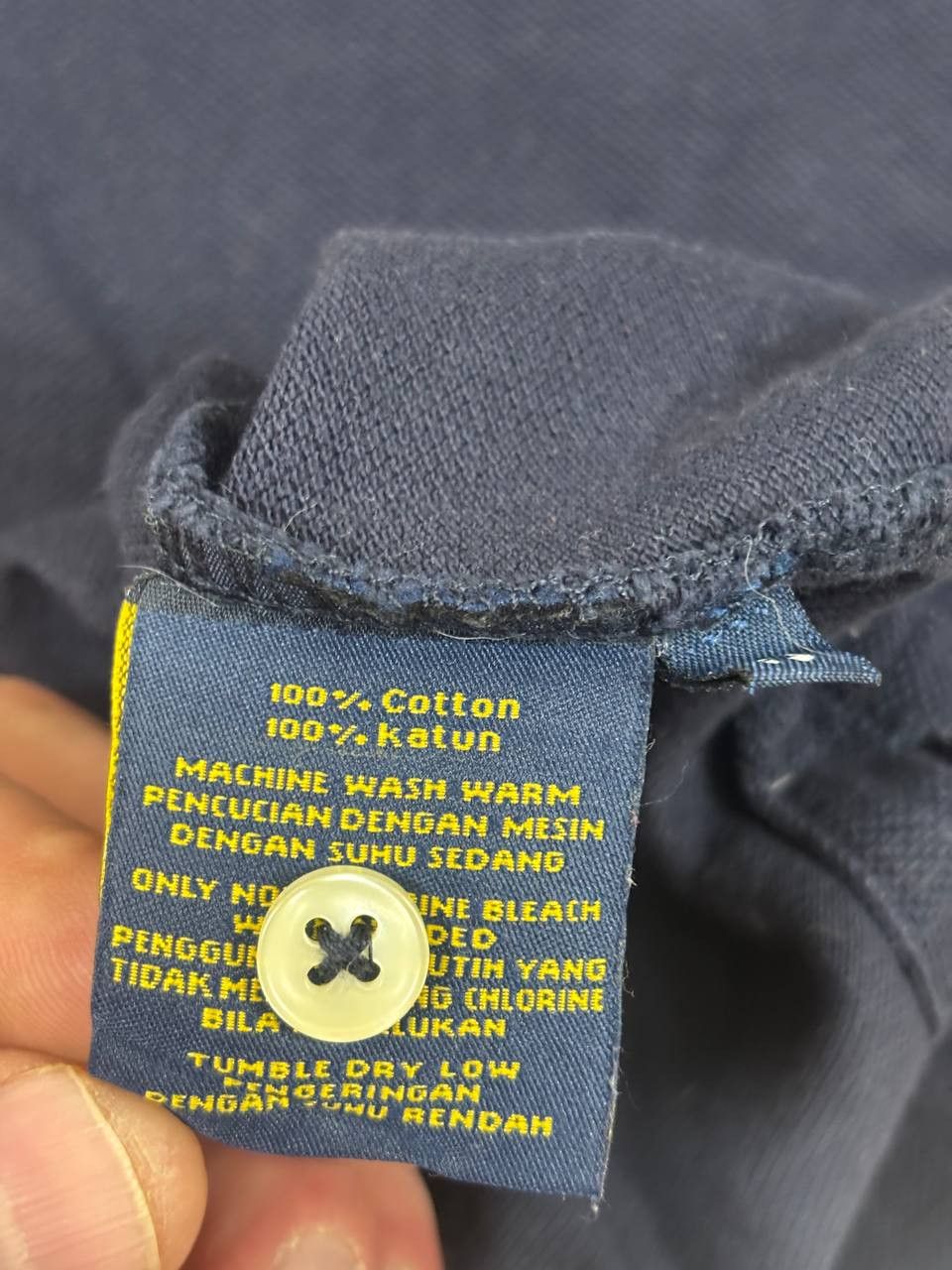 Polo Ralph Lauren Men's Polo Ralph Lauren Custom Fit polo shirt, navy blue, M Size US M / EU 48-50 / 2 - 6 Thumbnail