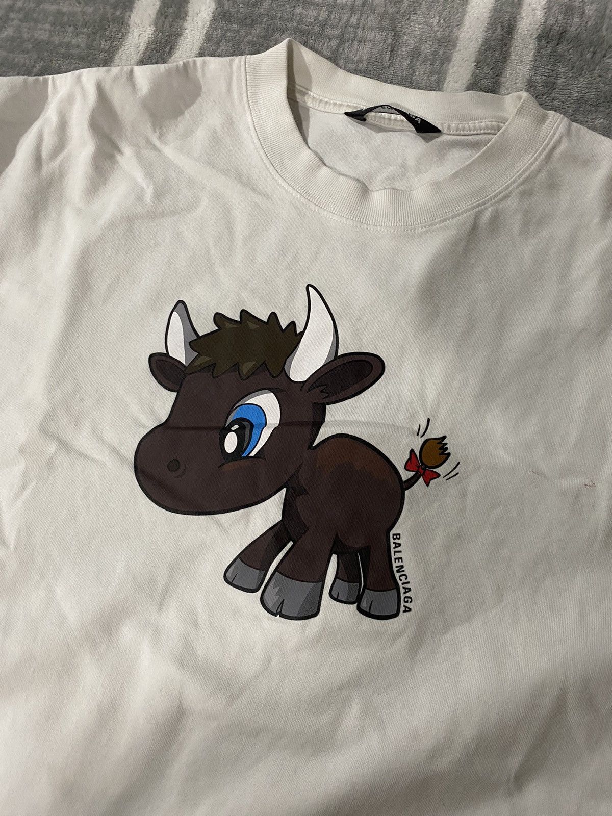 Balenciaga BALENCIAGA LITTLE OX MEDIUM FIT T-SHIRT Size US M / EU 48-50 / 2 - 1 Thumbnail