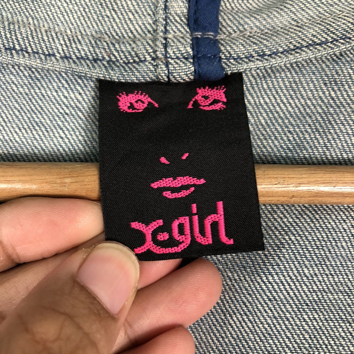Hysteric Glamour 🔥Denim Bondage Biker Jacket Parachute X Girl Japan Size US S / EU 44-46 / 1 - 20 Thumbnail