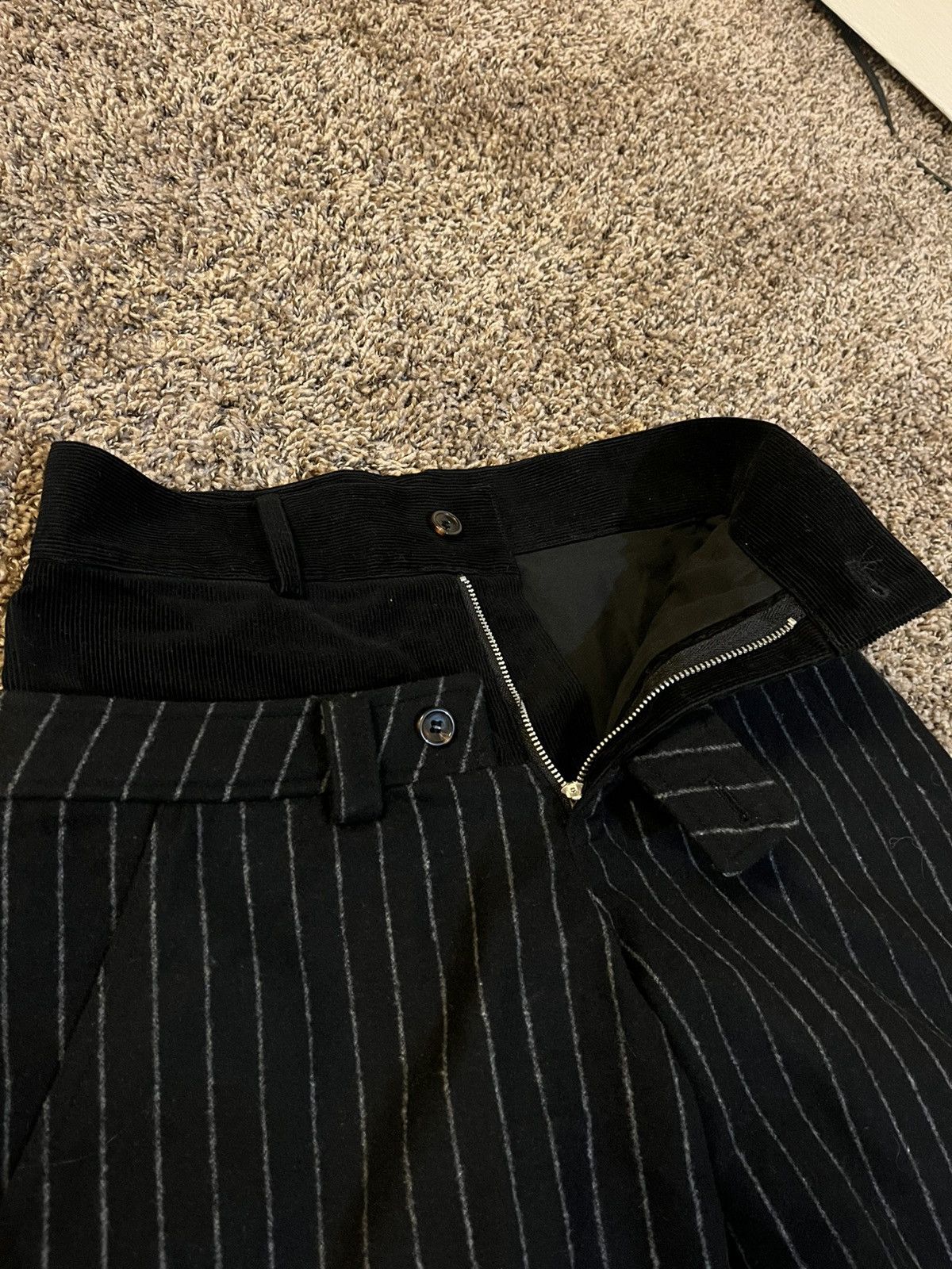 basketcase gallery Basketcase gallery pinstripe double waisted trousers Size US 28 / EU 44 - 5 Thumbnail