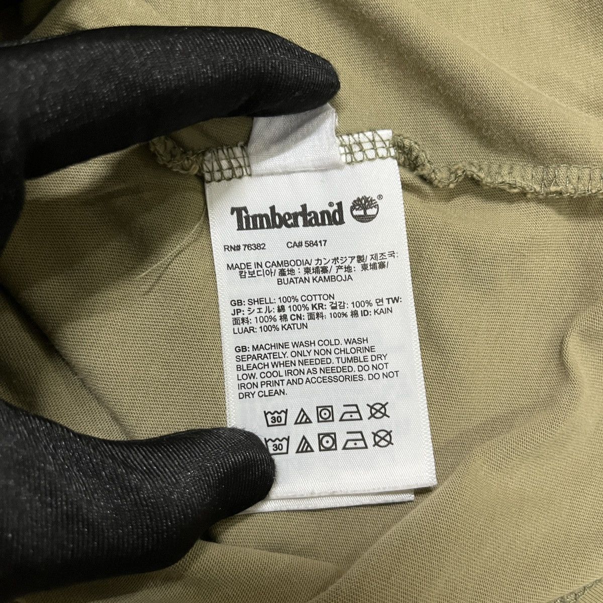 Timberland Timberland USA Pocket T Shirt Size US L / EU 52-54 / 3 - 7 Thumbnail