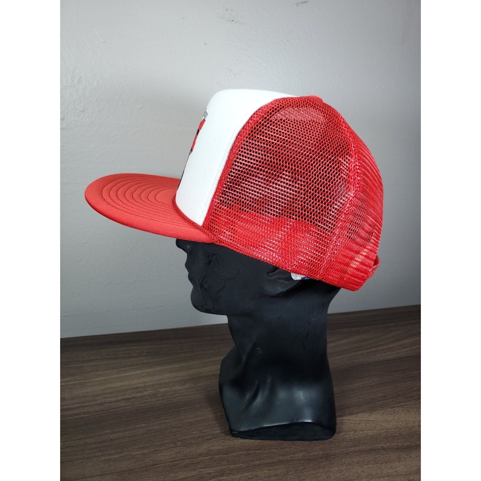 Nissan × Vintage Minneapolis Moline Farm Tractor Trucker Hat Snapback Cap Ag Size ONE SIZE - 5 Thumbnail