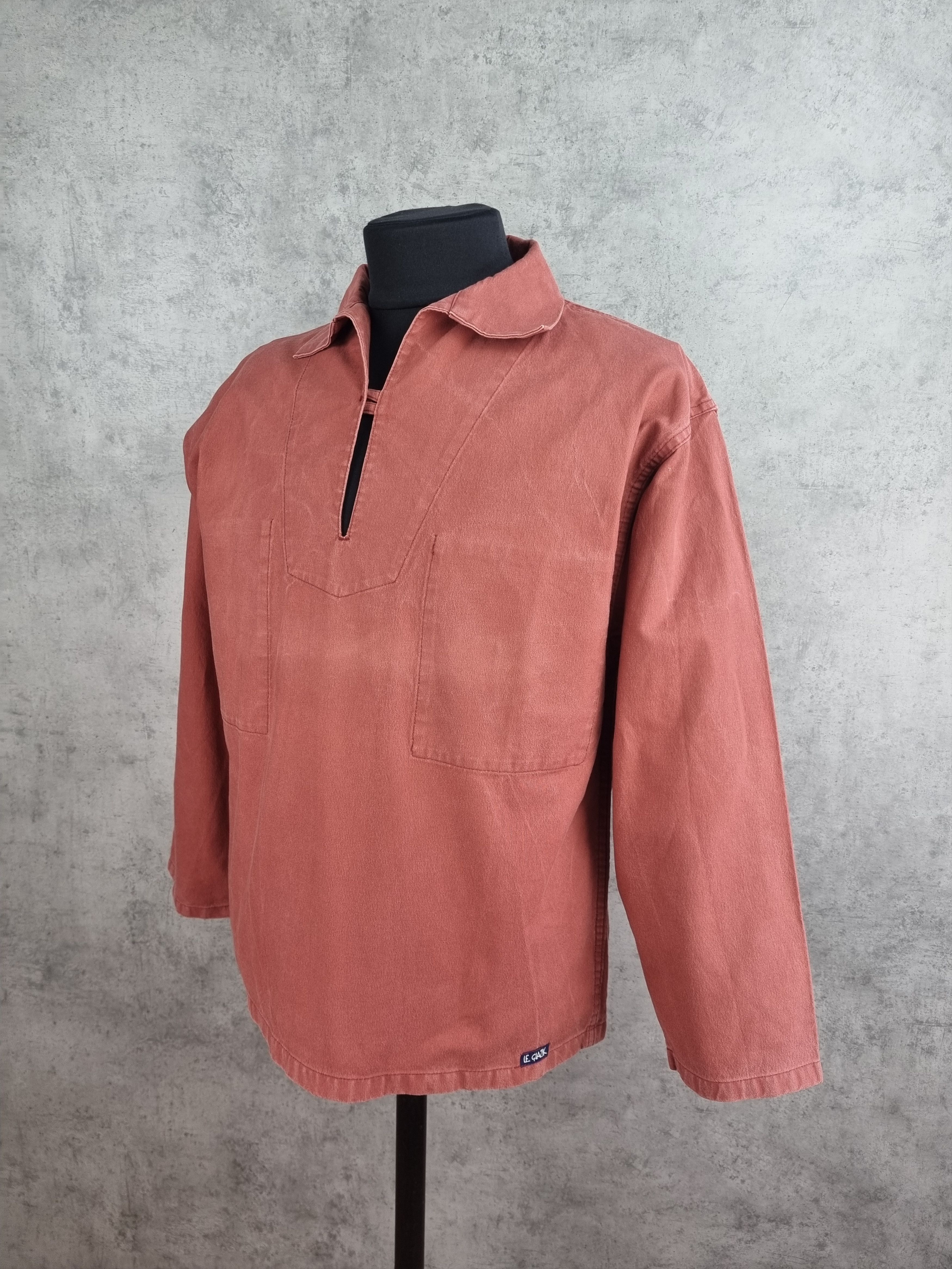 Le Laboureur × Vintage Rare Vintage Le Glazik worker fisherman shirt Size US M / EU 48-50 / 2 - 5 Thumbnail
