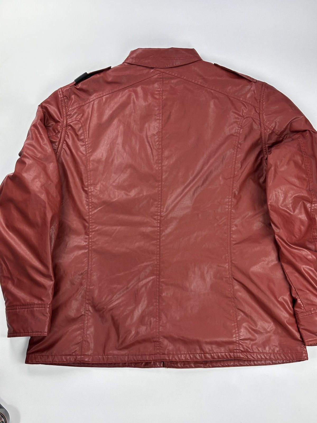 MA.STRUM MA.Strum Red/Burgundy Leather Jacket Size US XL / EU 56 / 4 - 7 Thumbnail