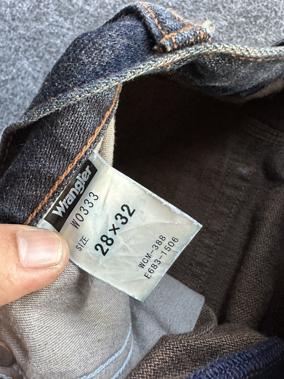Wrangler Wrangler Rusty Blue Vintage Denim D479 Size US 28 / EU 44 - 11 Thumbnail