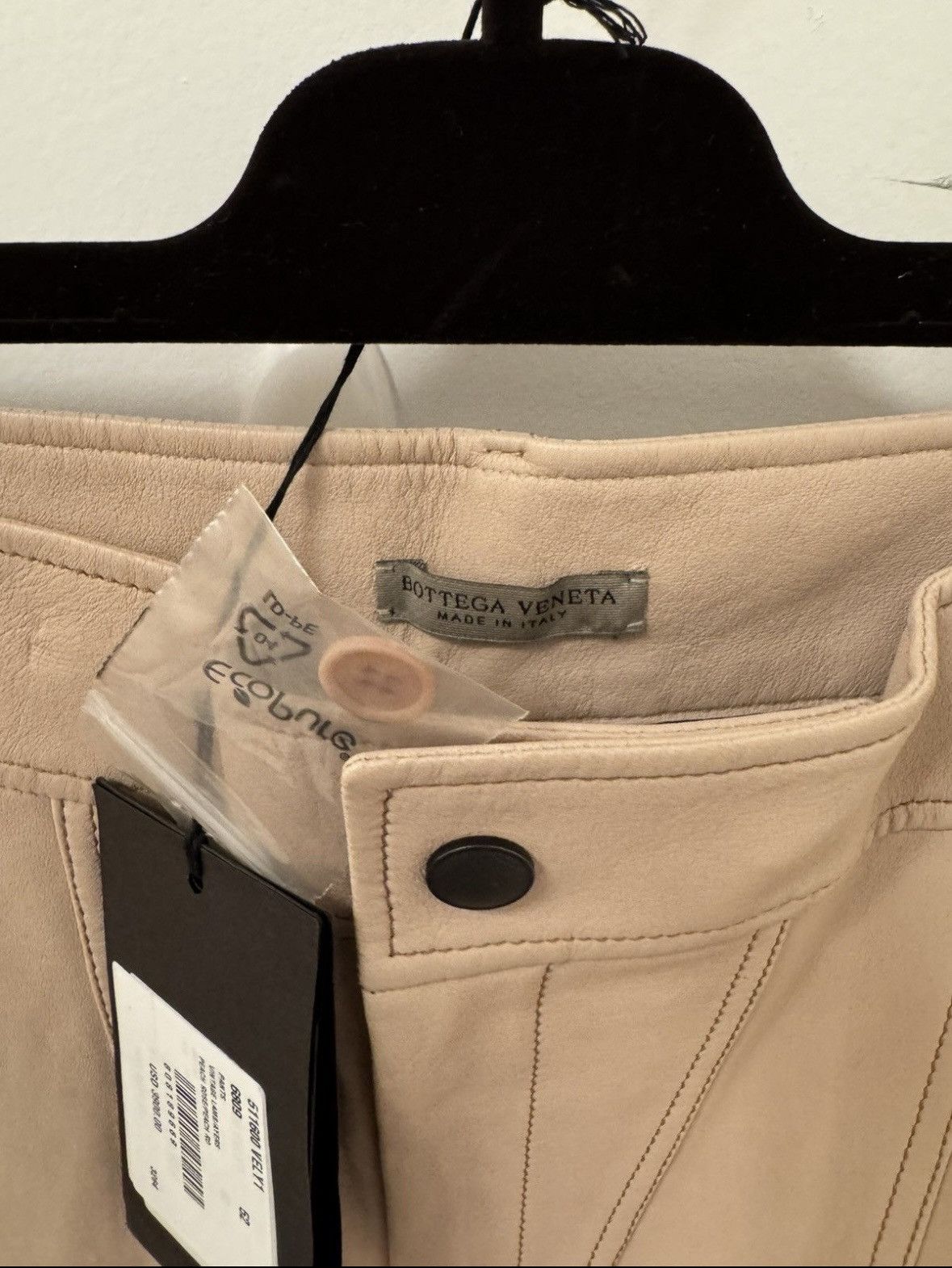 Bottega Veneta Bottega Veneta Lambskin/Ayer’s Snakeskin Salmon Leather Pant Size US 36 / EU 52 - 5 Thumbnail