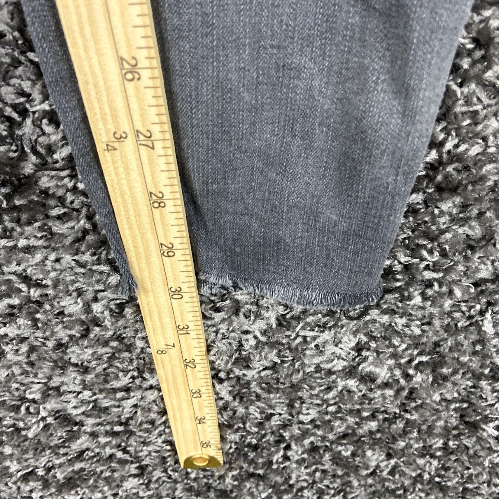 Madewell Madewell Jeans Women 27 Size 27 Gray Skinny Distressed 10” High Rise Skinny Jeans Size 27" / US 4 / IT 40 - 7 Thumbnail