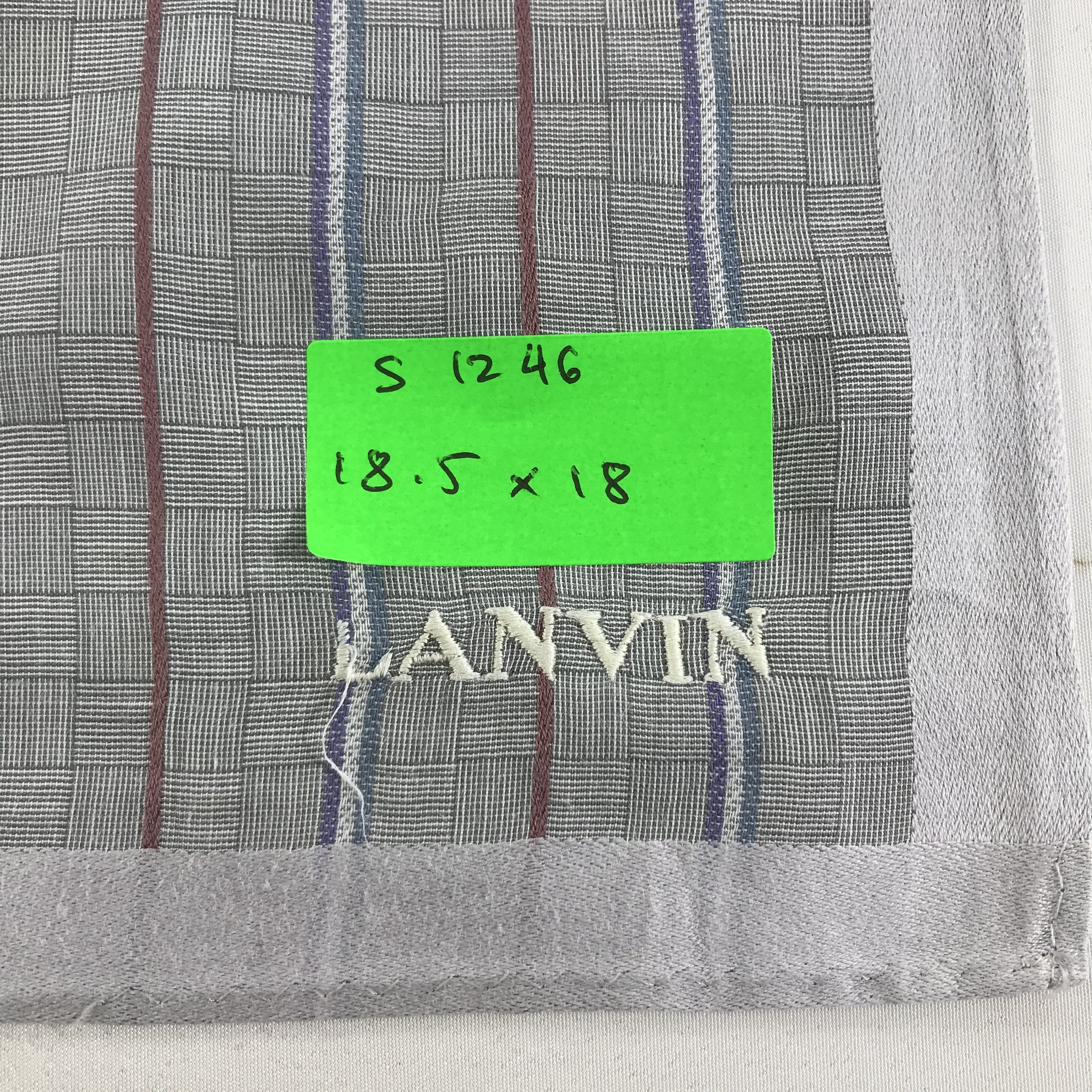 Lanvin × Vintage Lanvin Bandana / Handkerchief / Neckerchief - S1246 Size ONE SIZE - 5 Thumbnail