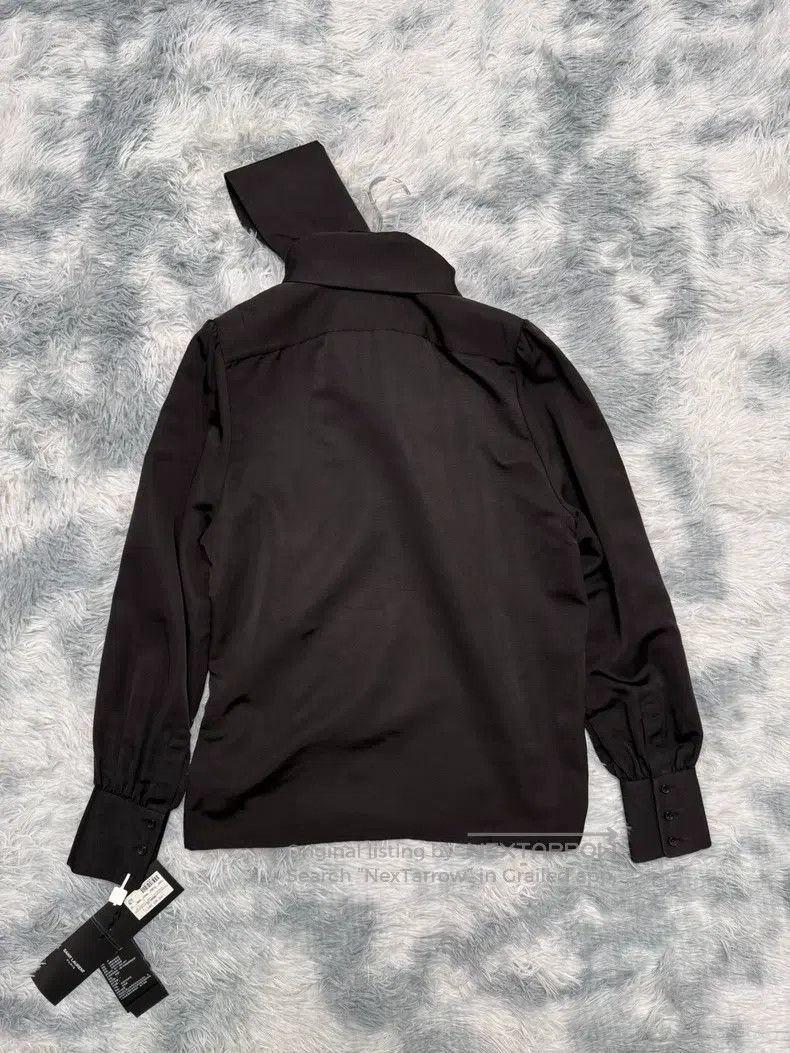 Saint Laurent Paris Saint Laurent Paris size 37 Wool Bow Shirt Size US M / EU 48-50 / 2 - 4 Thumbnail