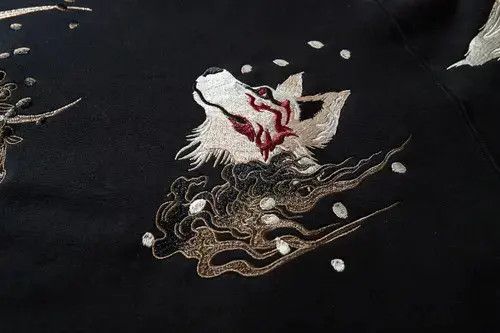 Other Hoodie Embroidered Fox Japanese Streetwear Hoodie Size US XL / EU 56 / 4 - 3 Thumbnail