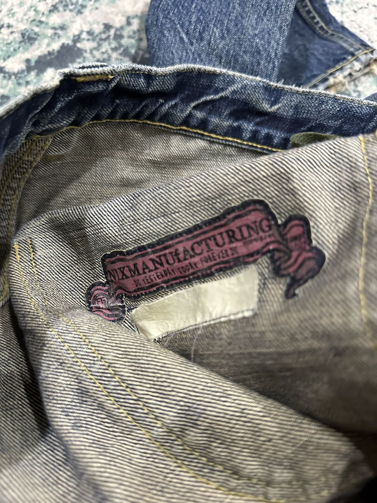 Marithe + Francois Girbaud Marithe+ Francois Girbaud X Full Metal Jacket Denim Pants Size US 30 / EU 46 - 10 Thumbnail
