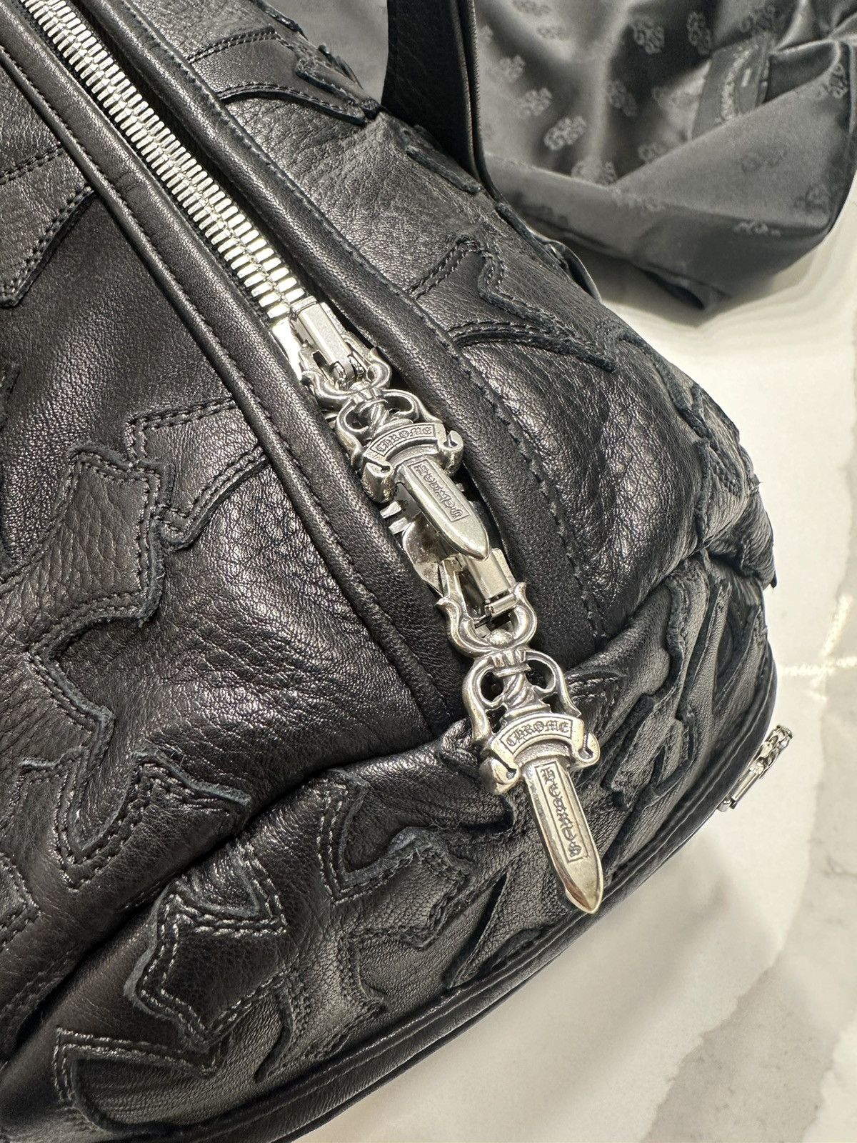 Chrome Hearts 🔥Chrome Hearts Black Cross Patches Duffle Bag🔥 Size ONE SIZE - 6 Thumbnail