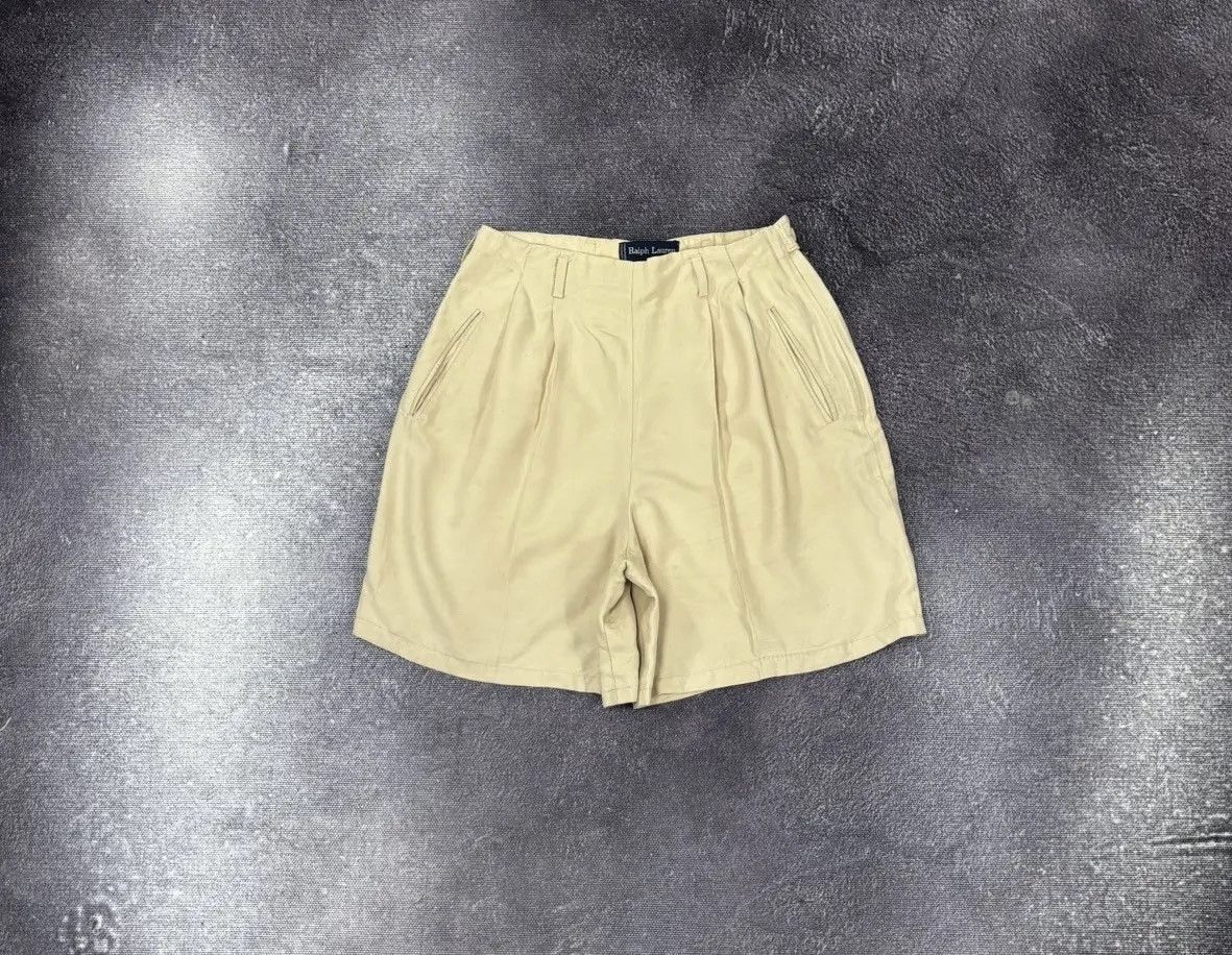 Polo Ralph Lauren × Ralph Lauren × Vintage Vintage Ralph Lauren Women’s Casual Luxury Mini Shorts Size 28" / US 6 / IT 42 - 1 Thumbnail