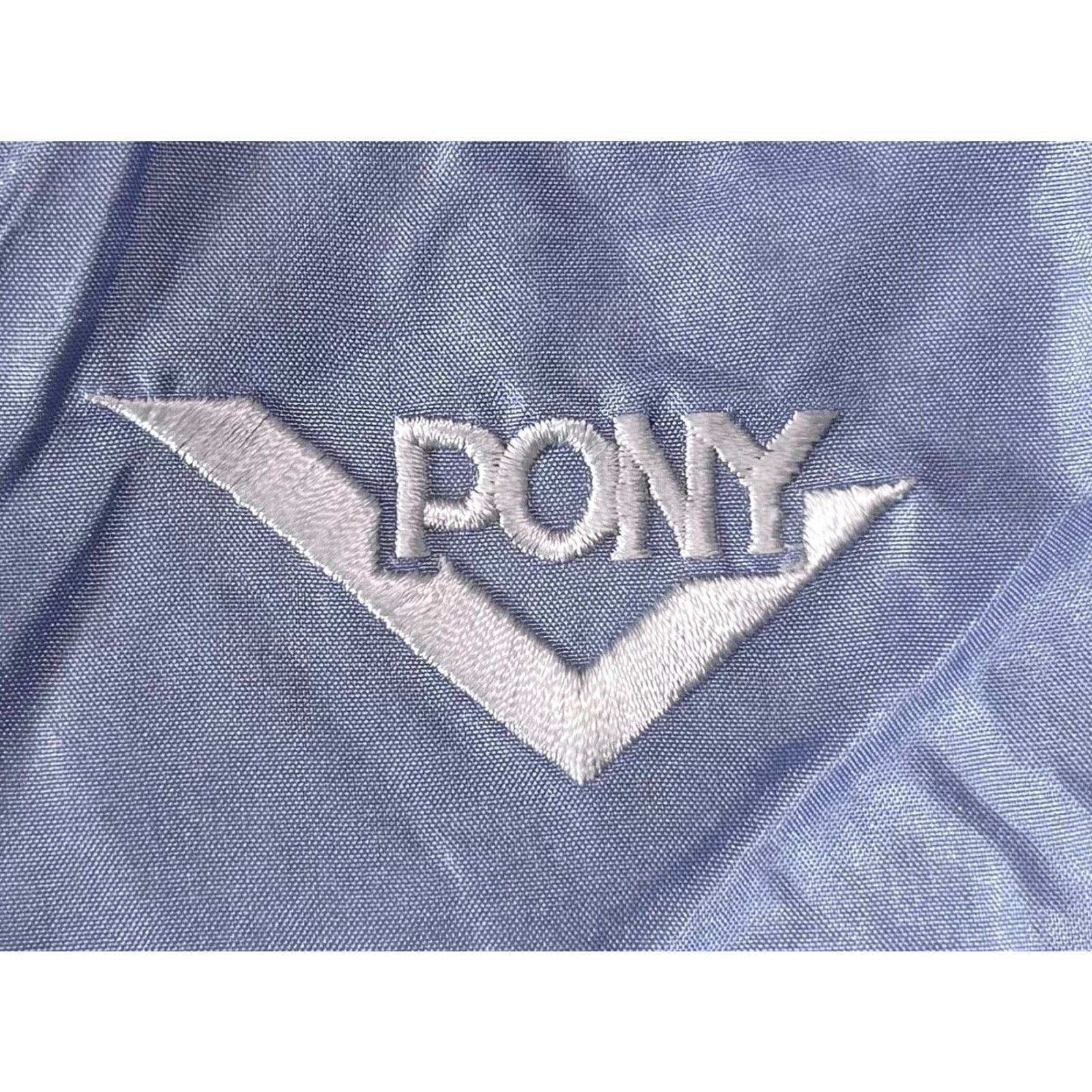 PONY VINTAGE PONY Jacket Womens Windbreaker 80s Pullover NWT Deadstock Purple Lavender White Embroidered Logo M Size M / US 6-8 / IT 42-44 - 5 Thumbnail