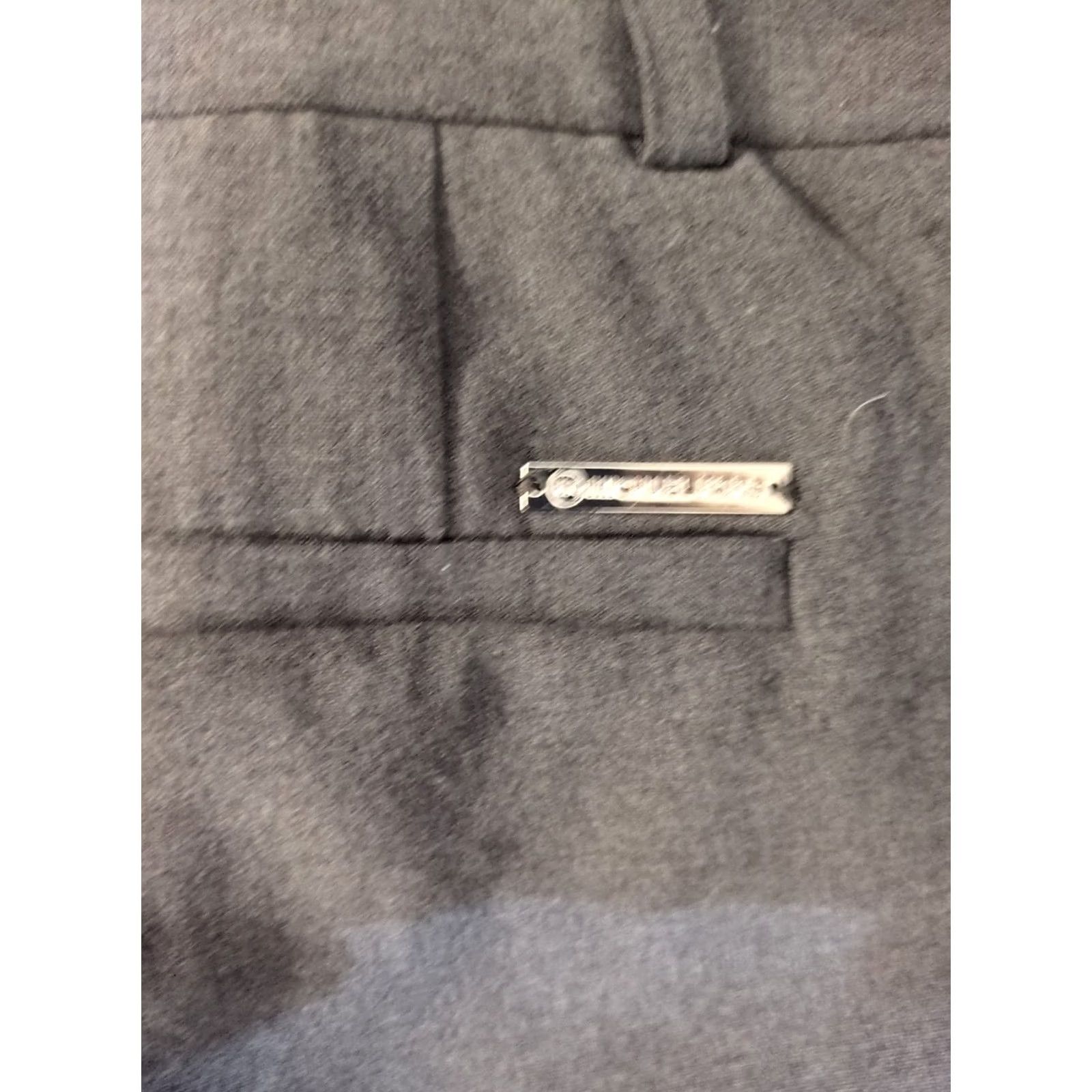 Michael Kors Michael Kors Womens Dress Pants Gray 10P Petite Pockets Polyester Blend Stretch Zipper Dress Pants Women Mens? Size 32" / US 10 / IT 46 - 5 Thumbnail