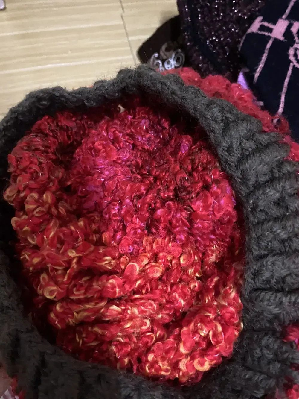 Japanese Brand Japanese Brand Rare Design Knit Beanie Hat Size ONE SIZE - 5 Thumbnail