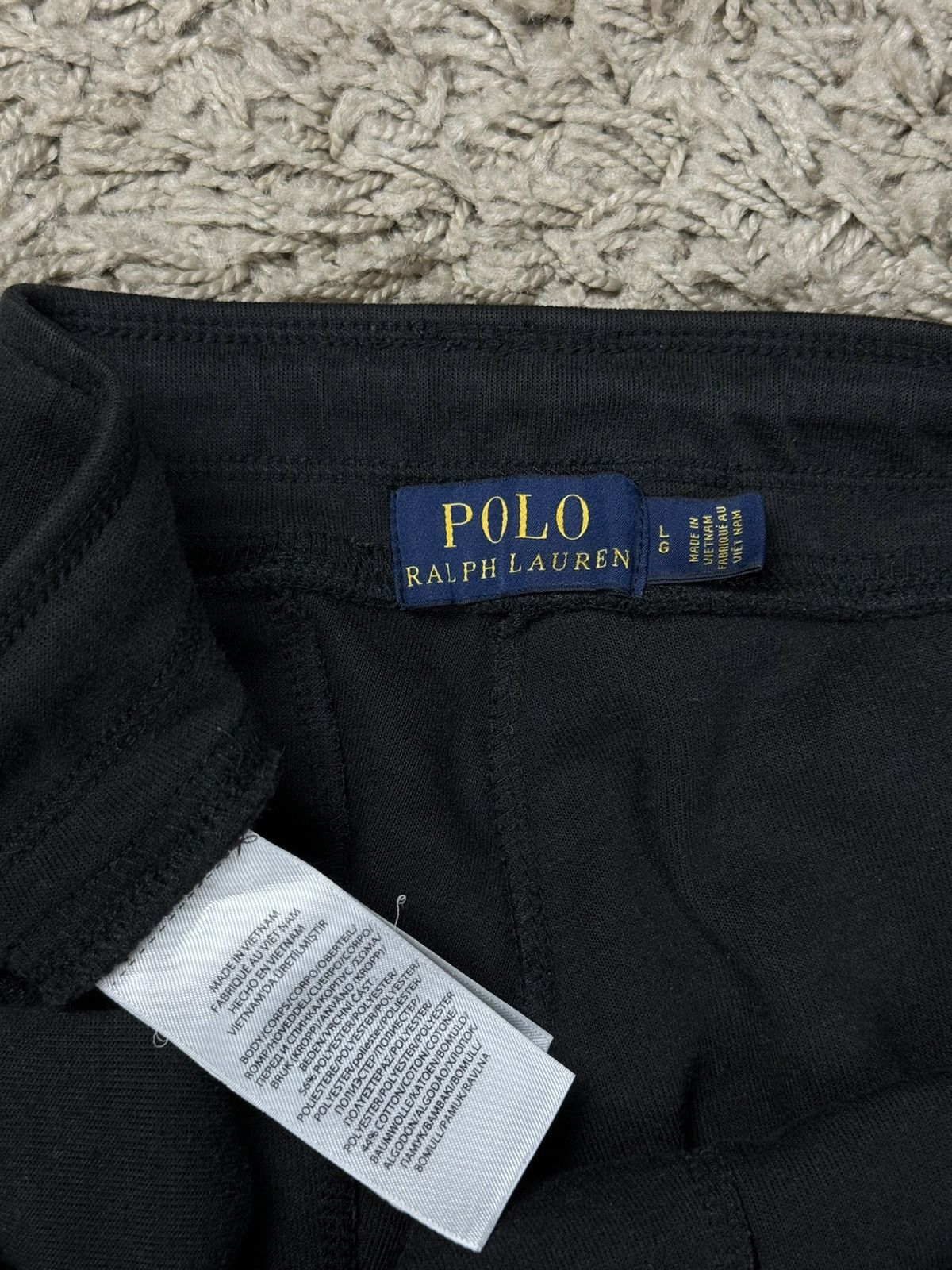 Polo Ralph Lauren × Ralph Lauren Purple Label Black trousers Polo Ralph Lauren original casual item Size US 34 / EU 50 - 3 Thumbnail