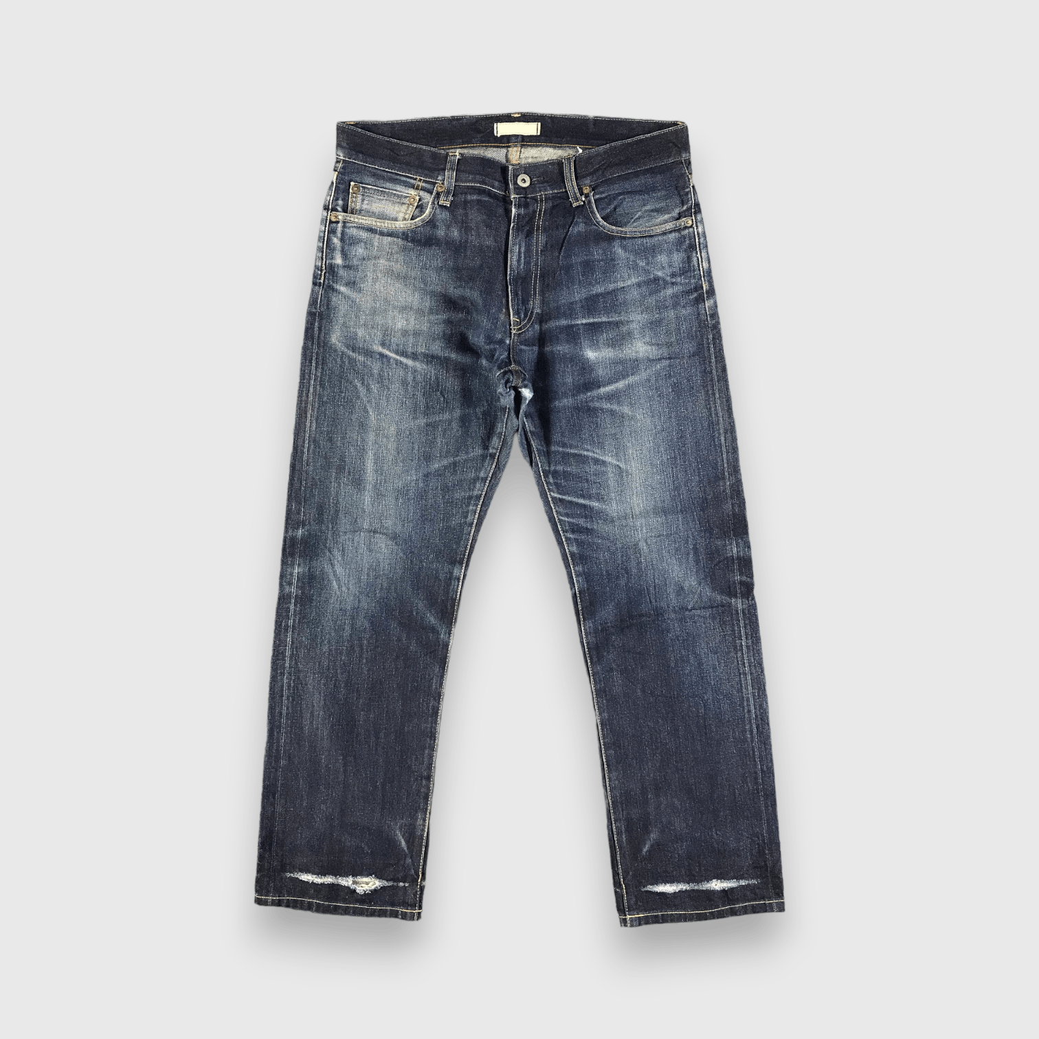 Uniqlo Blue Wash Uniqlo Jeans-J2939 Size US 35 - 1 Thumbnail