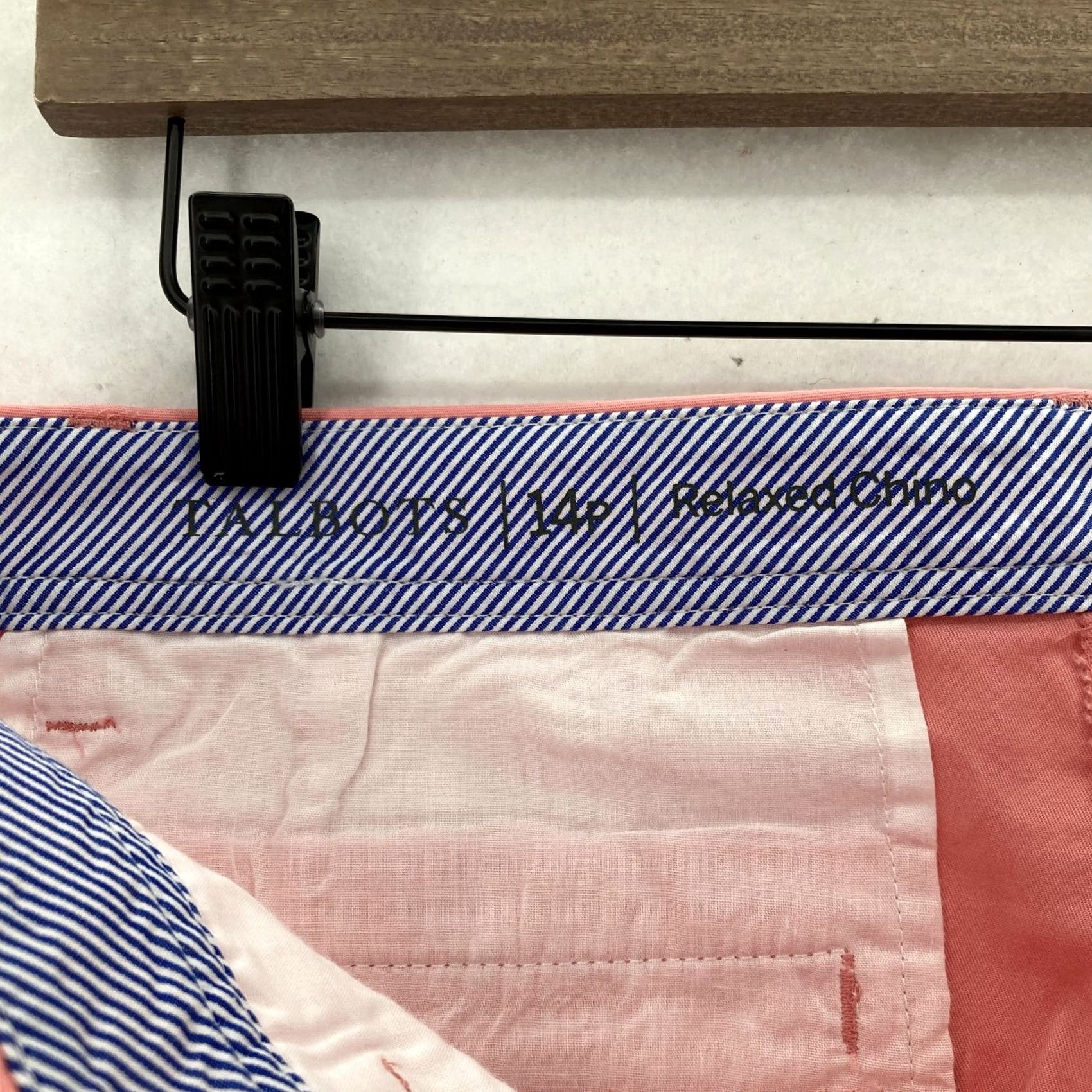 Talbots Talbots Chino Pants Womens 14P Pink Relaxed Supersoft Petite Ankle Casual Preppy Size 36" / US 14 / IT 50 - 5 Thumbnail