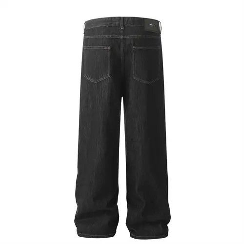 Japanese Brand VIBE Men's simple and versatile casual straight-leg jeans Size US 34 / EU 50 - 7 Thumbnail
