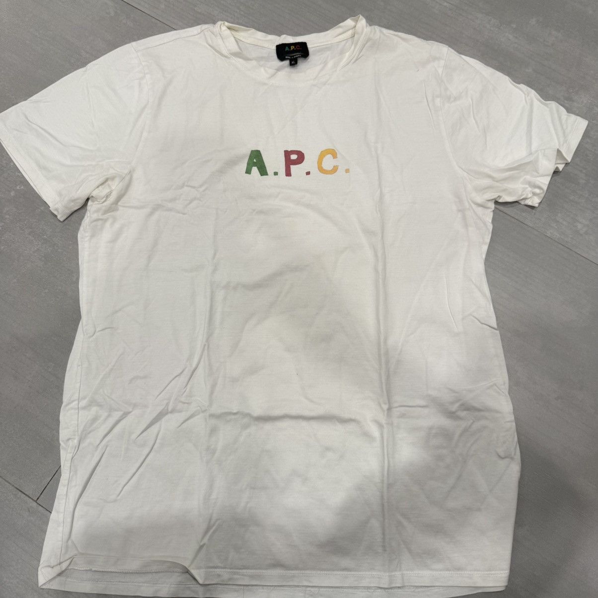 A.P.C. APC Logo T Shirt Large Size US L / EU 52-54 / 3 - 1 Thumbnail