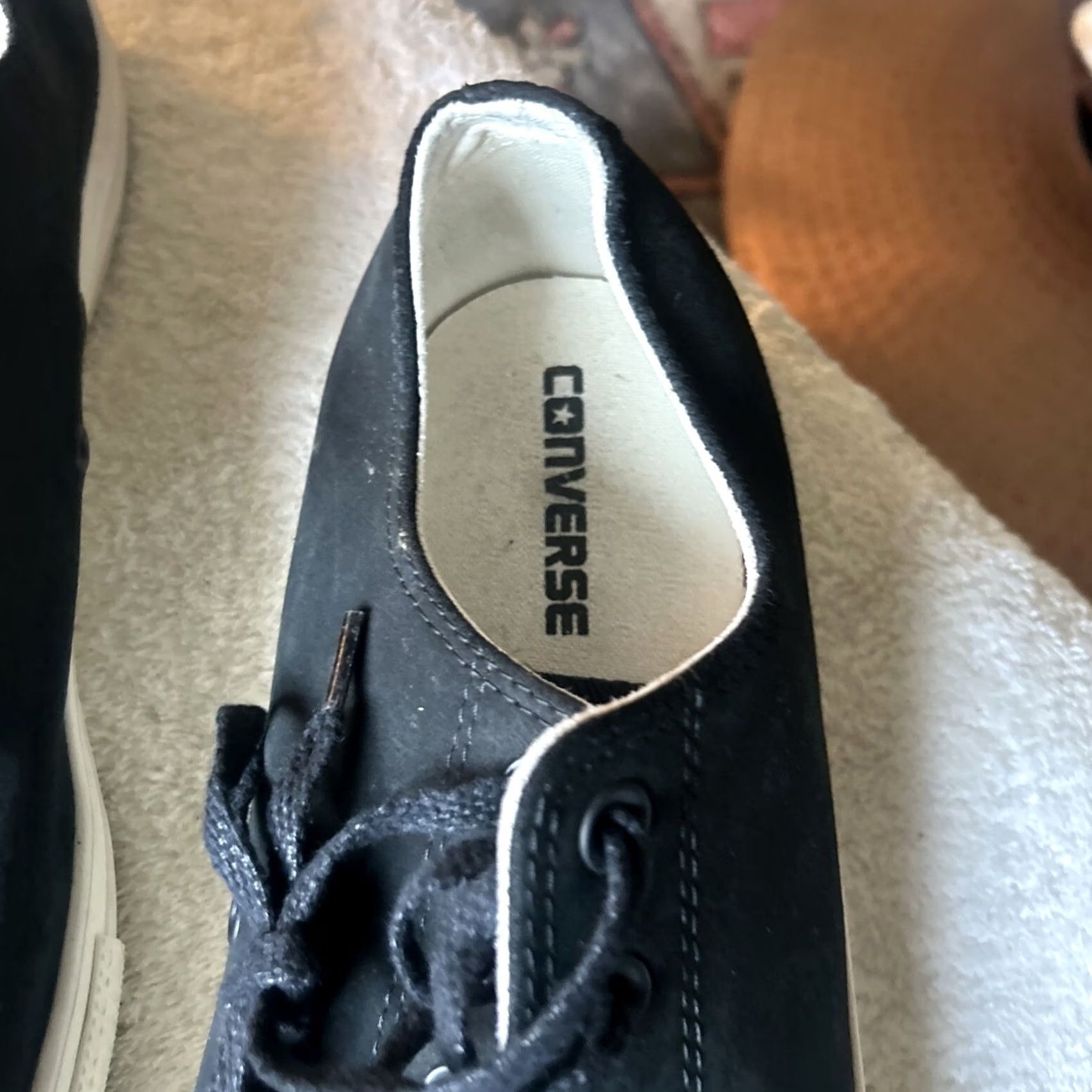 Converse Converse CTAS OX Sneaker Men 13 Black Driftwood Nubuck Rubber Comfort Casual Shoes M CTAS OX Universities - Size US 13 / EU 46 - 5 Thumbnail