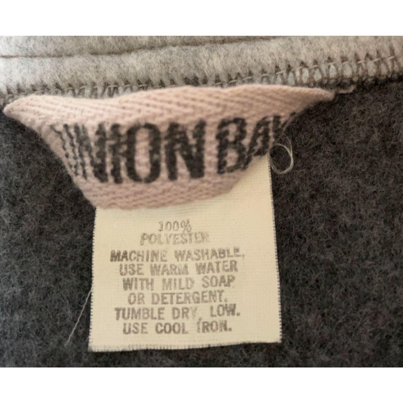 Vintage VINTAGE Unionbay Fleece Pullover Jacket Mens Large Gray 1/4 Zip Zipper Polyester Casual Retro 90s Outdoors Womens? Mens Size US L / EU 52-54 / 3 - 3 Thumbnail