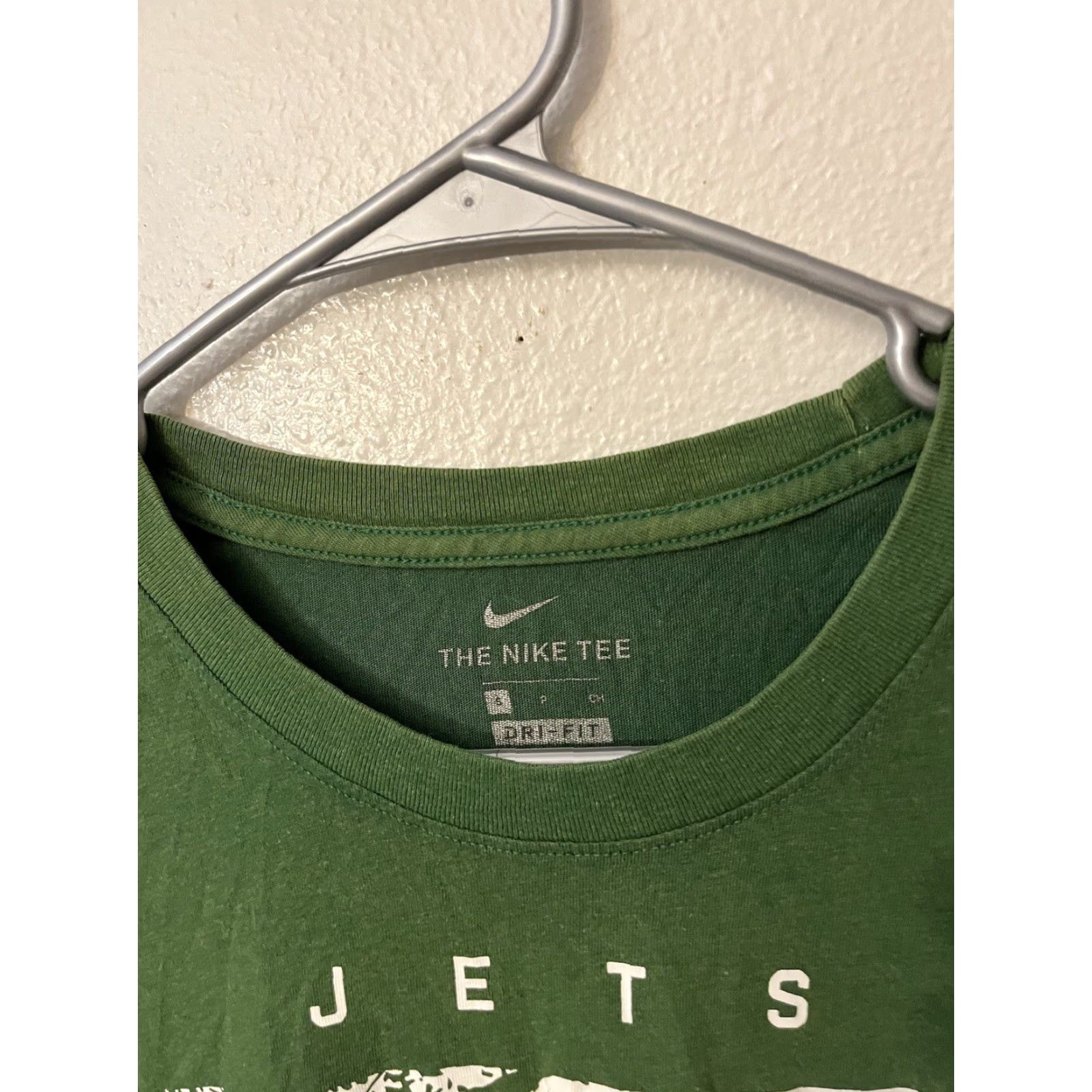 Nike VINTAGE Nike T-shirt Men Small Green New York Jets Size US S / EU 44-46 / 1 - 3 Thumbnail