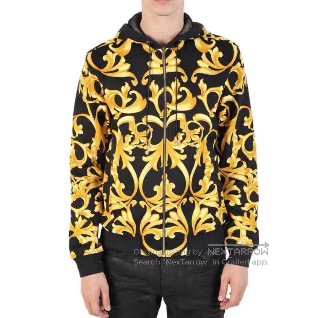 Versace Versace Baroque Black Gold Jacket. Size US S / EU 44-46 / 1 - 7 Thumbnail