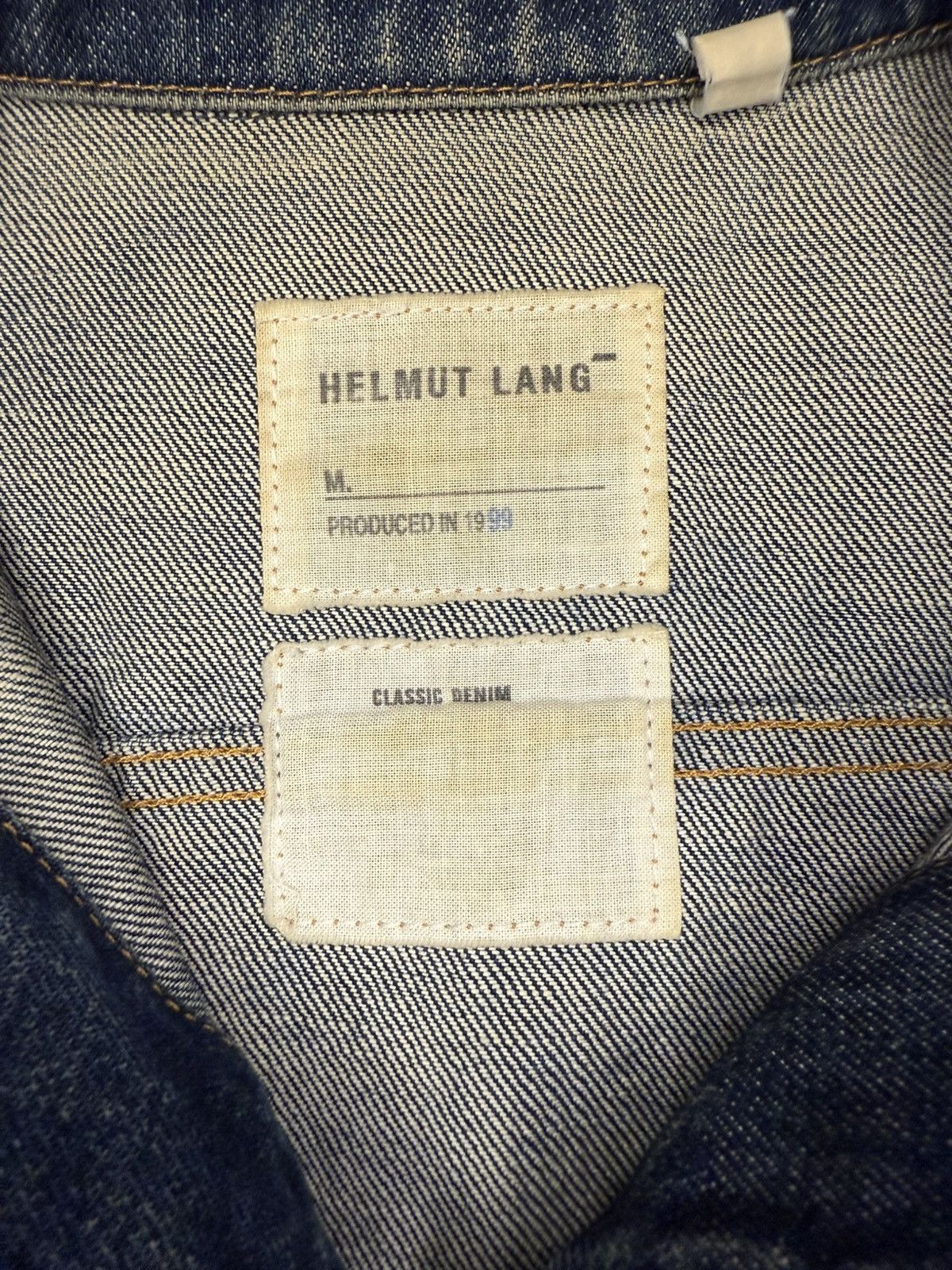 Helmut Lang Helmut Lang 1999 Type 2 Classic Denim Trucker Jacket Size US XS / EU 42 / 0 - 4 Thumbnail