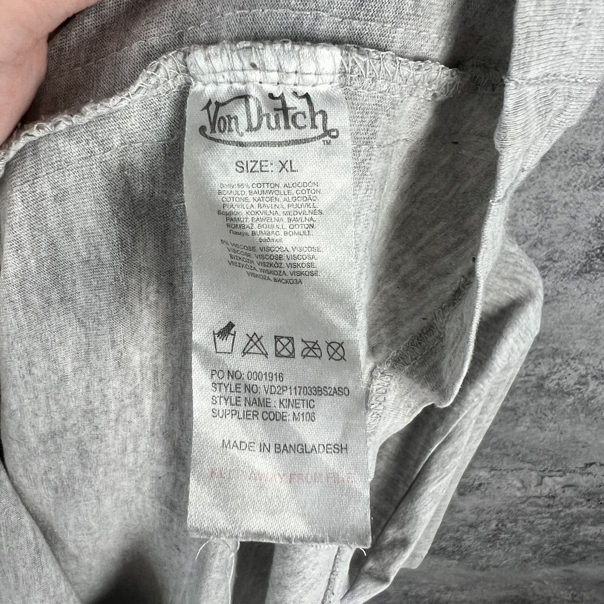 Vintage Von Dutch Vintage Tee Size US XL / EU 56 / 4 - 3 Thumbnail