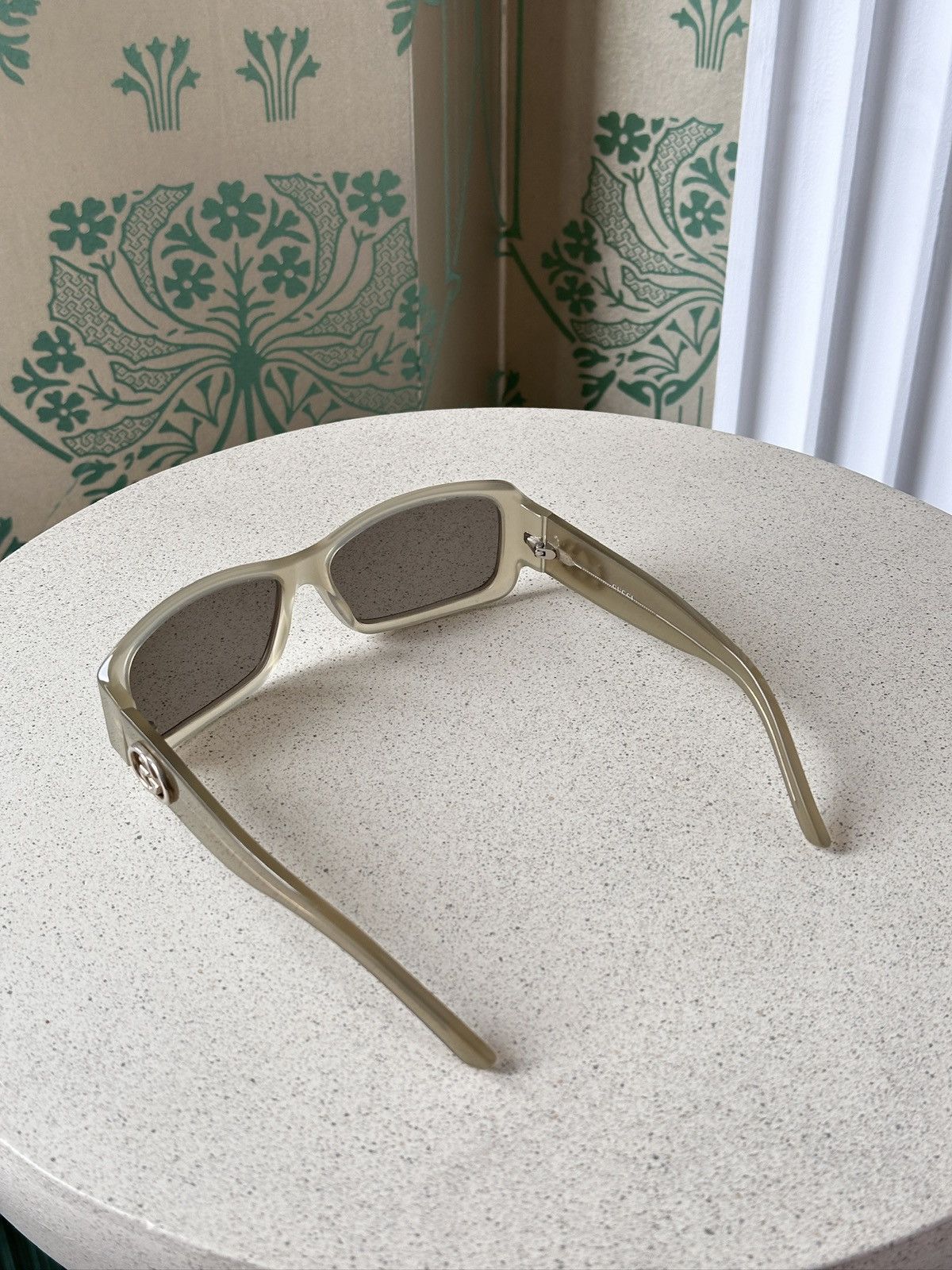 Gucci GICCI Oval GG Logo Transparent Sunglasses GG 2996/S Size ONE SIZE - 10 Thumbnail