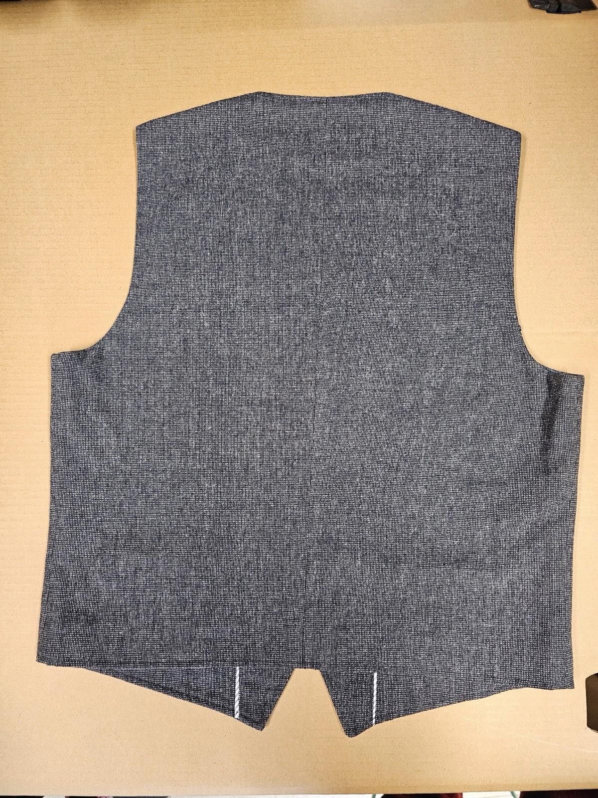 Pronto Uomo Pronto Uomo BLUE Vest Gray 5 Button Men's L Size US L / EU 52-54 / 3 - 2 Thumbnail