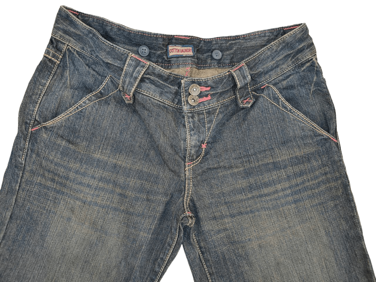 Japanese Brand Cotton Laundry Wideleg Denim Size 32" / US 10 / IT 46 - 3 Thumbnail