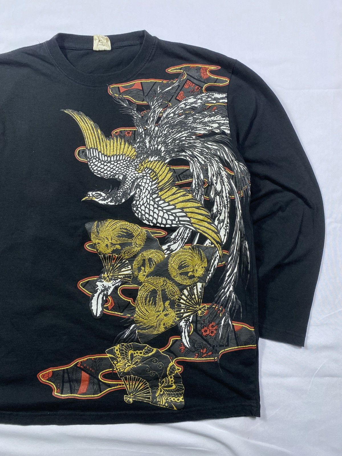 Karakuri Tamashii Y2k Dragon Sukajan Tato Long Slevee Size US L / EU 52-54 / 3 - 4 Thumbnail