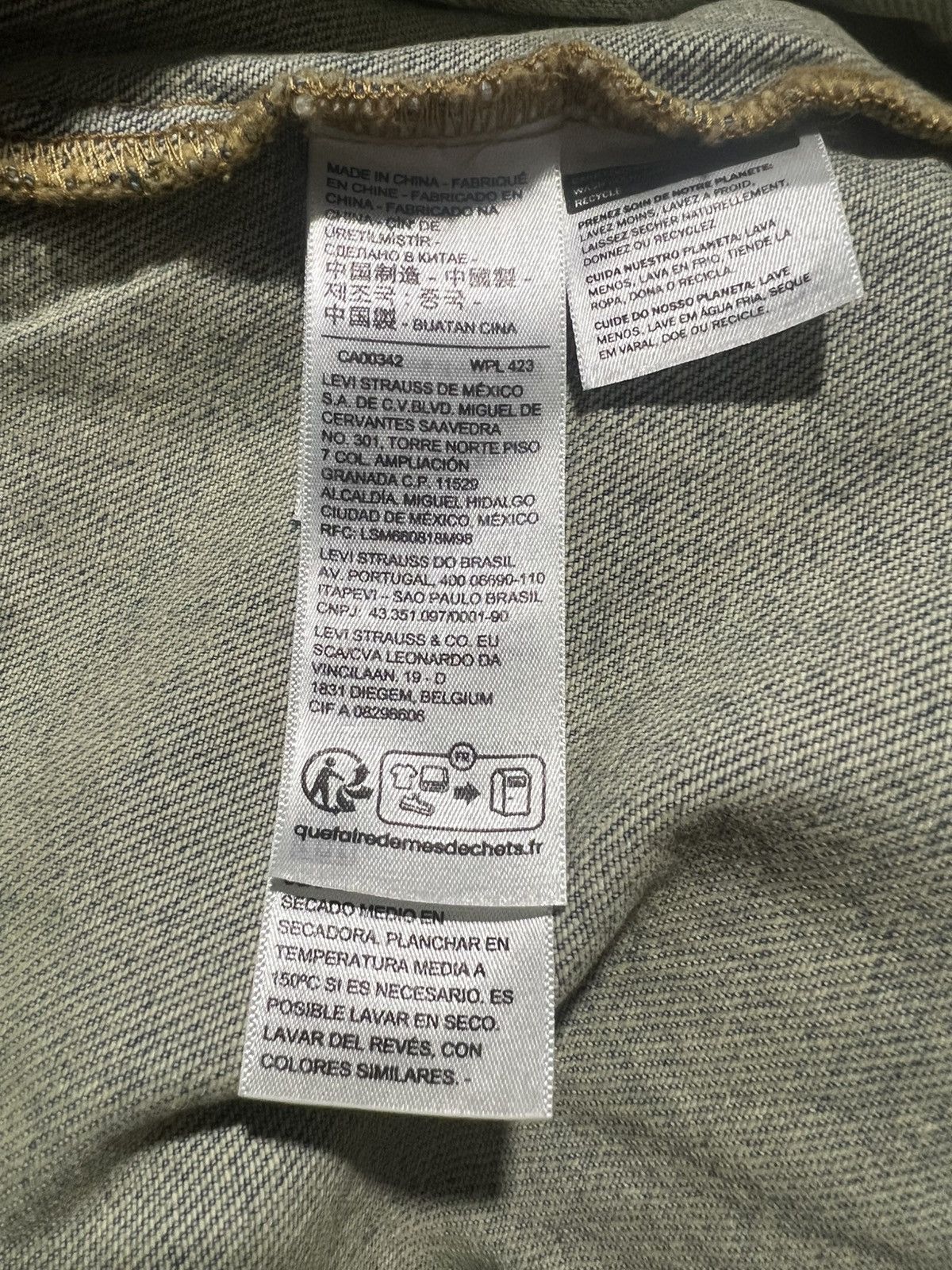DENIM TEARS Denim Tears X Levi’s Dirty Was Wreath Denim Jacket Size US XL / EU 56 / 4 - 6 Thumbnail