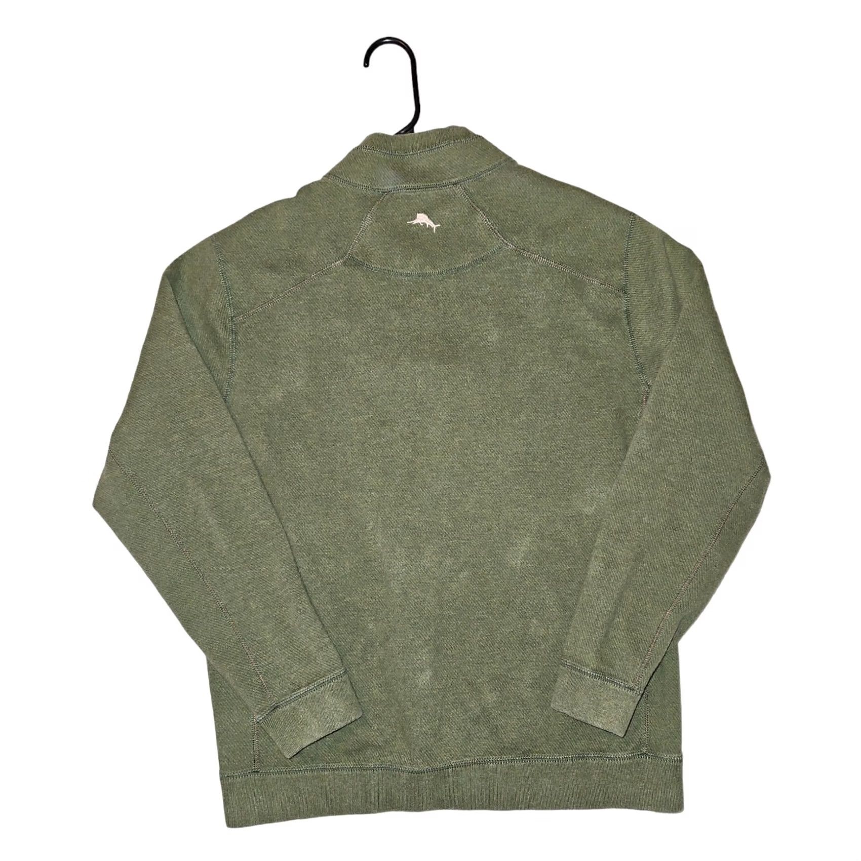 Tommy Bahama Tommy Bahama Pullover Mens L Green Zip Men Mock Neck Long Sleeve Casual Preppy Size US L / EU 52-54 / 3 - 5 Thumbnail
