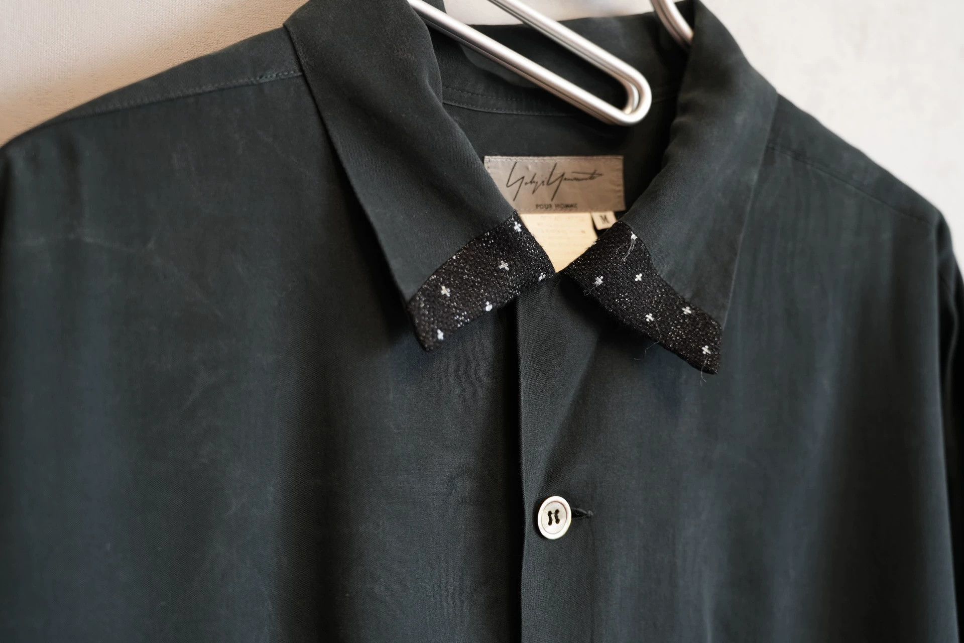 Yohji Yamamoto Yohji Yamamoto 95SS Kusari Rayon Shirt Size US M / EU 48-50 / 2 - 4 Thumbnail