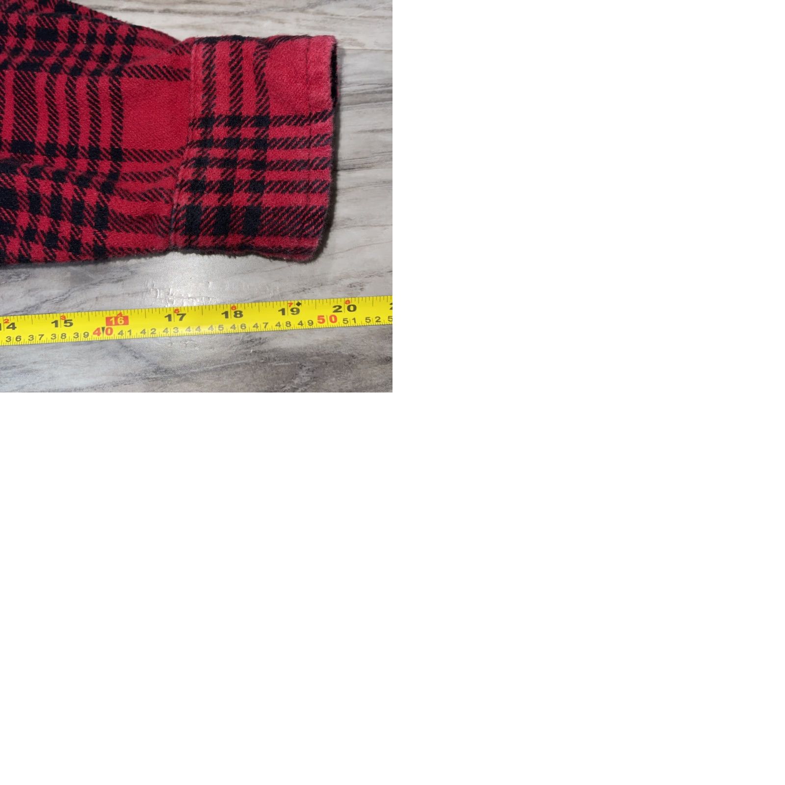 Vintage Woolrich Shirt XXL Red Black Plaid Heavy Flannel Button-Up Long Sleeve Pockets Size US XXL / EU 58 / 5 - 9 Thumbnail