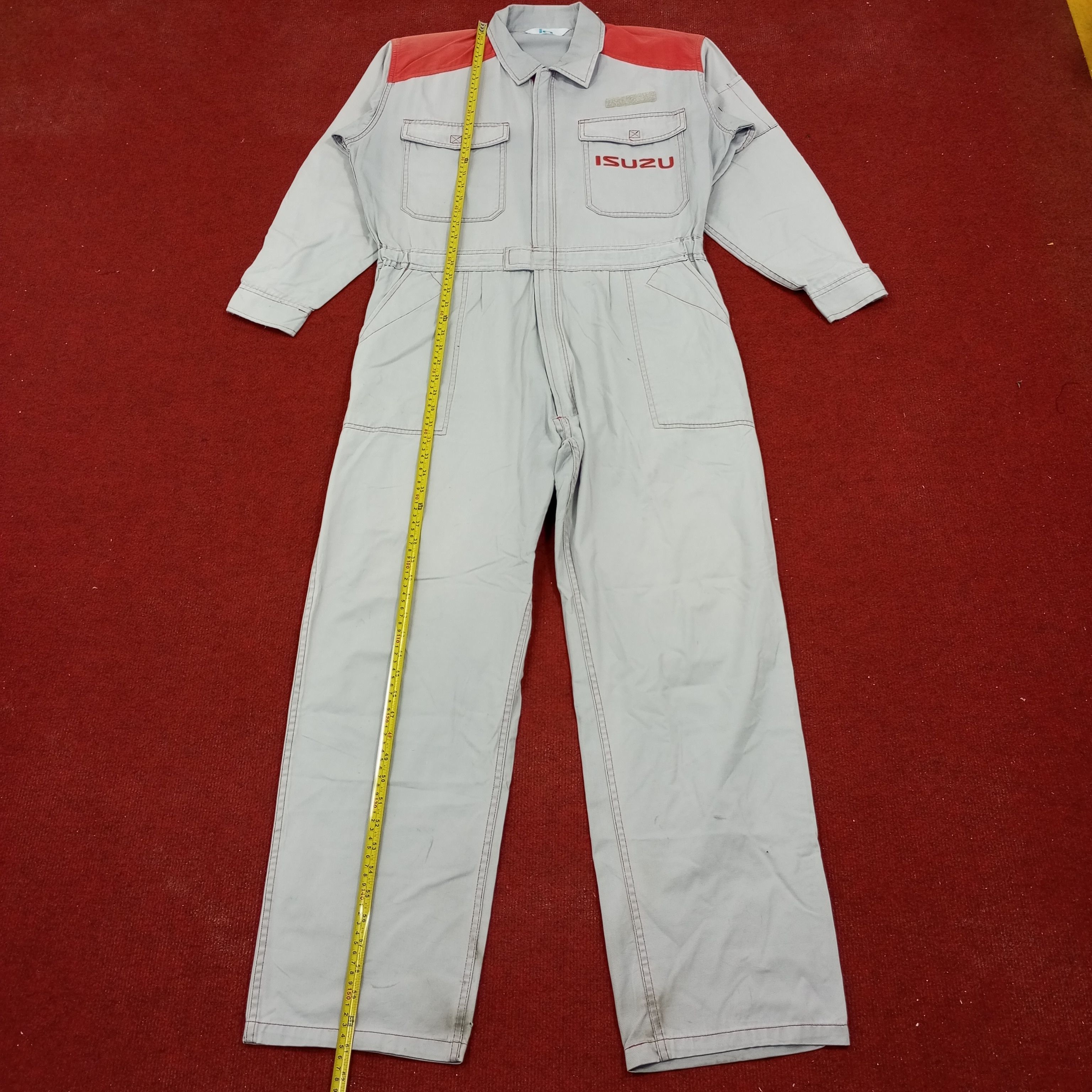 Japanese Brand × Vintage Isuzu Japanese Motorsports Coverall Jacket Size US L / EU 52-54 / 3 - 7 Thumbnail