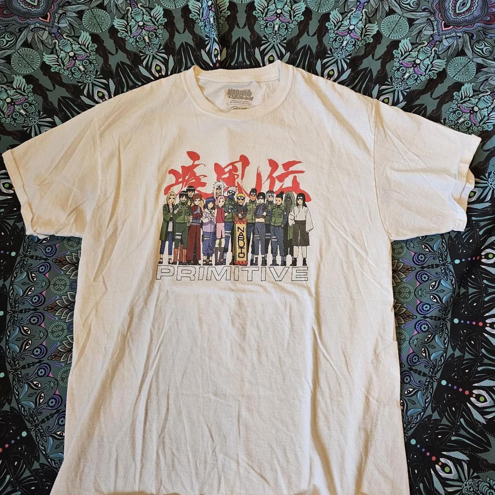 Primitive Primitive Naruto and Freinds White and Multicolored T-shirt Size US L / EU 52-54 / 3 - 3 Thumbnail
