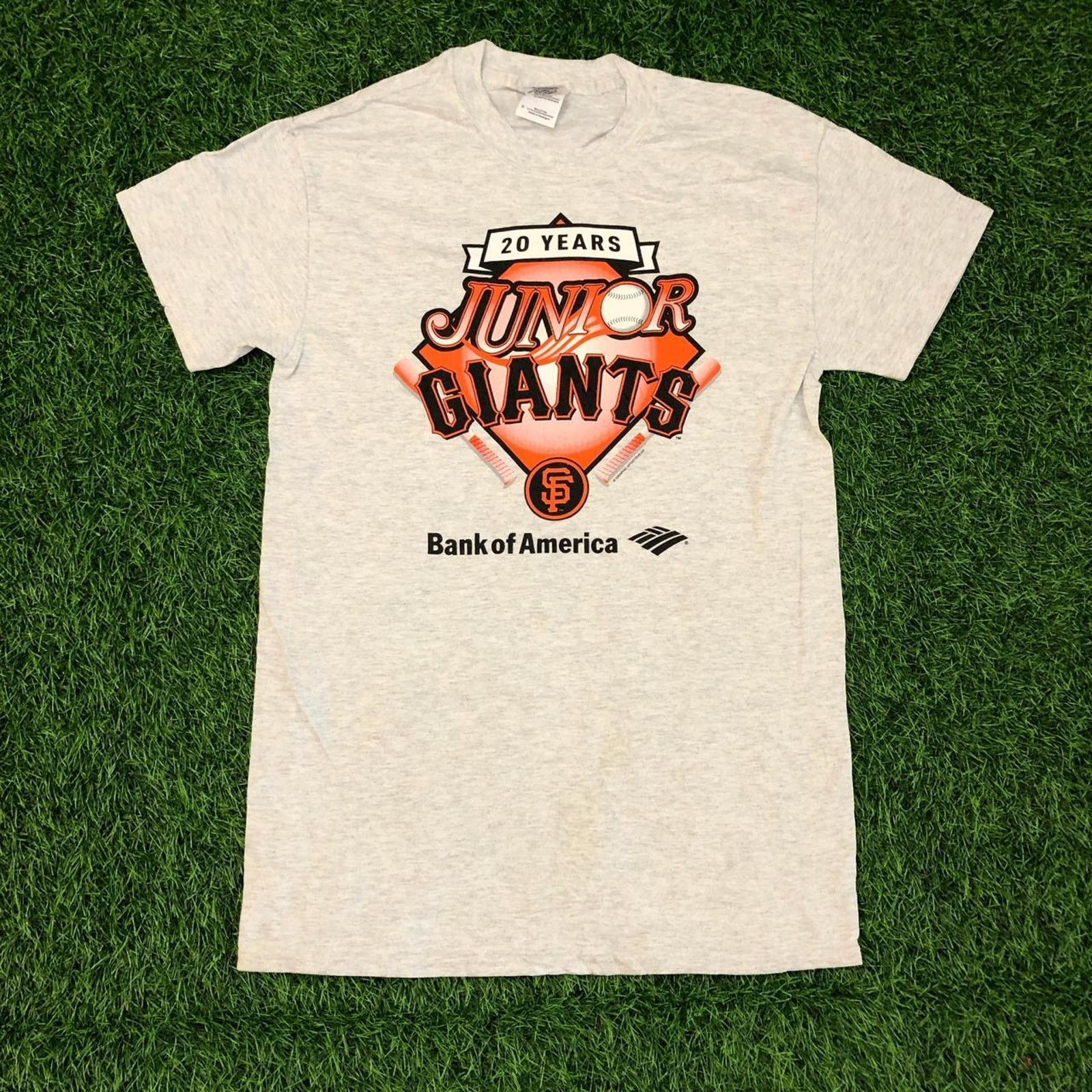 Gildan Men’s Grey SF Junior Giants Graphic Baseball Tee Size US S / EU 44-46 / 1 - 1 Thumbnail